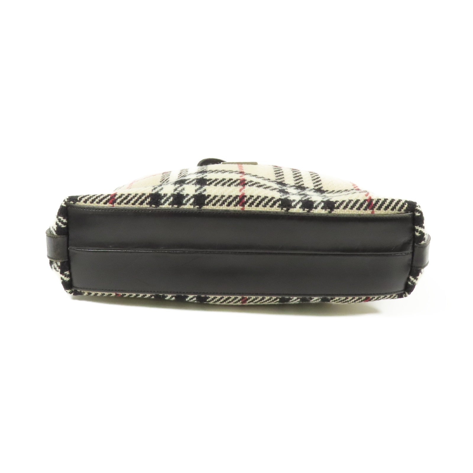 Burberry SHW Shoulder Bag - Beige, Wool