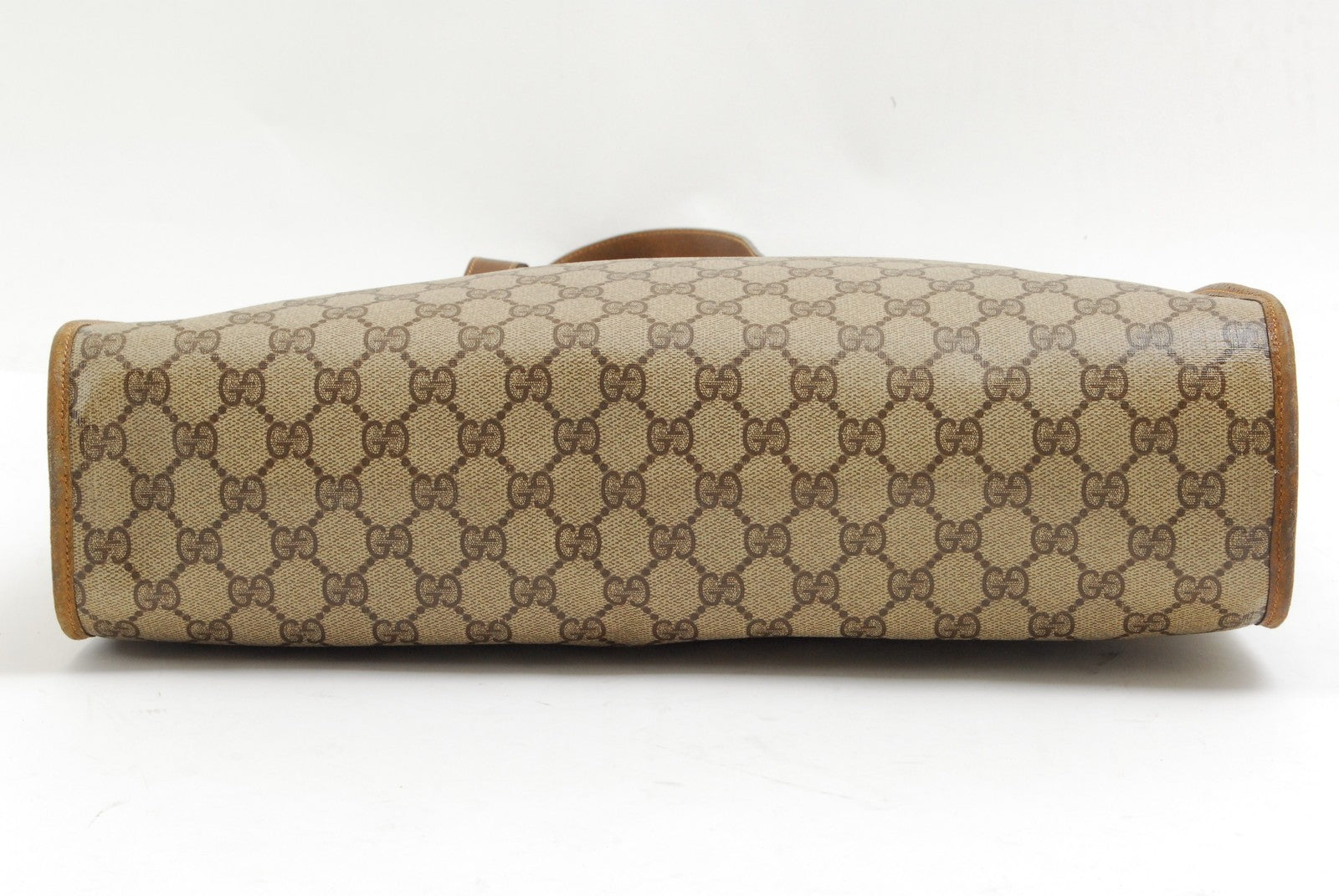 Gucci Vintage GG Supreme Shoulder Bag - Brown, PVC Leather