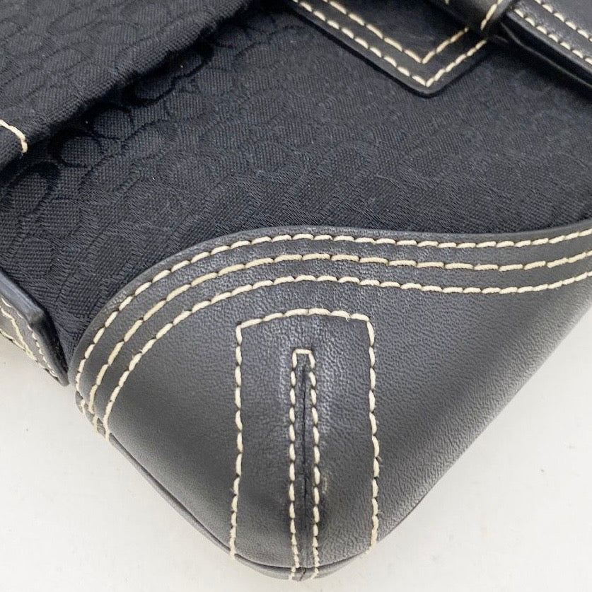 Coach Signature black shoulder bag