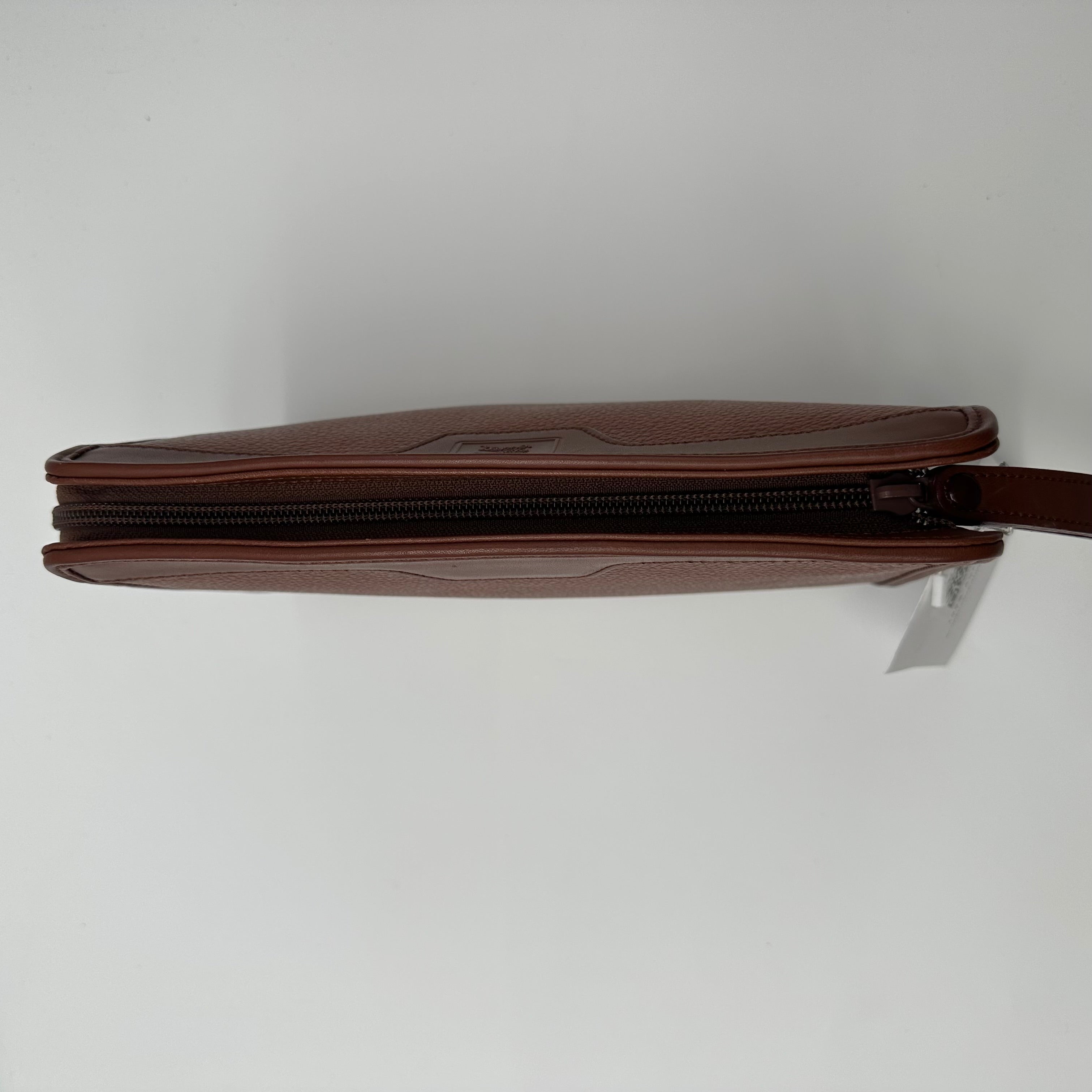 Burberry Vintage Leather Clutch Brown