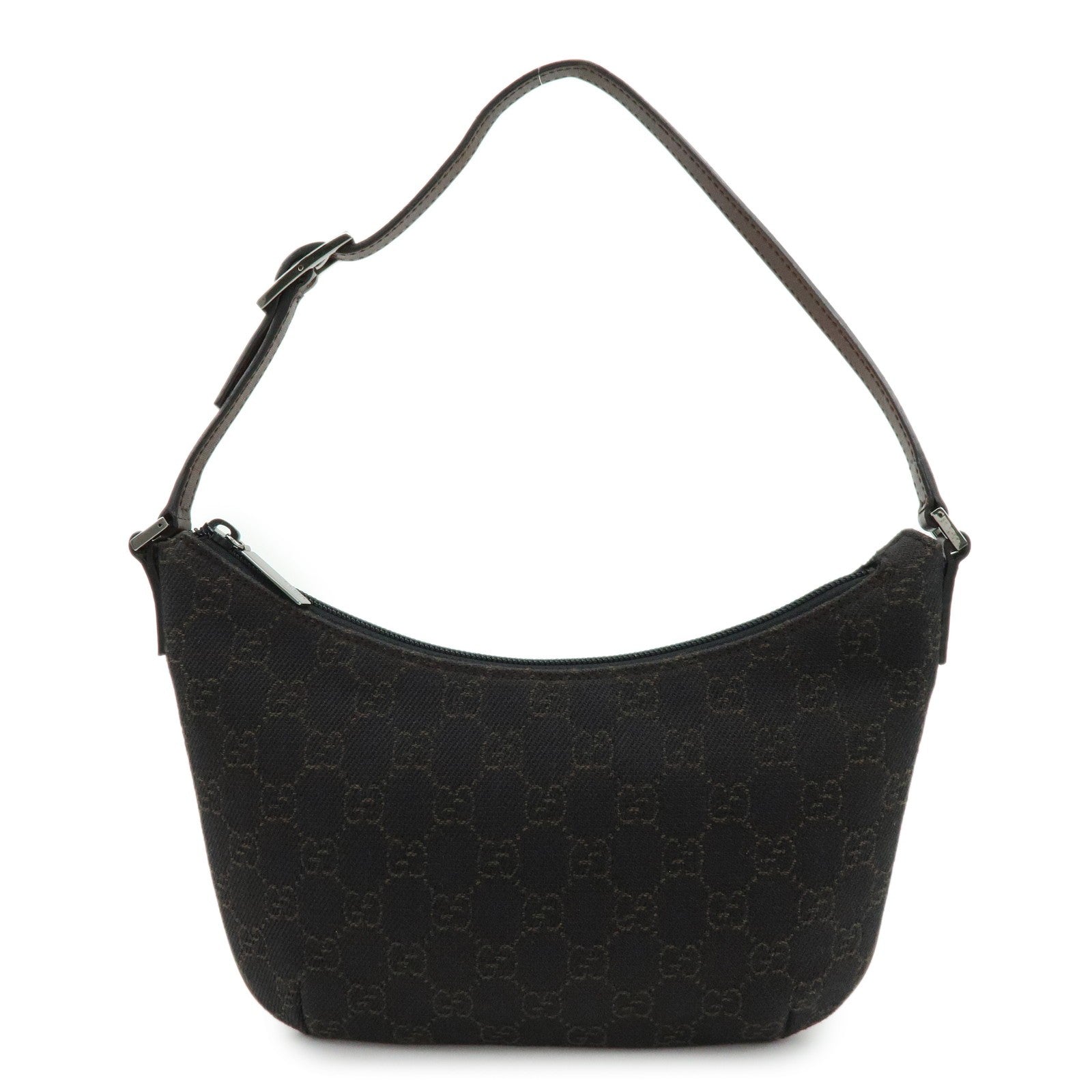 Gucci Shoulder Bag - Brown, Canvas and Leather