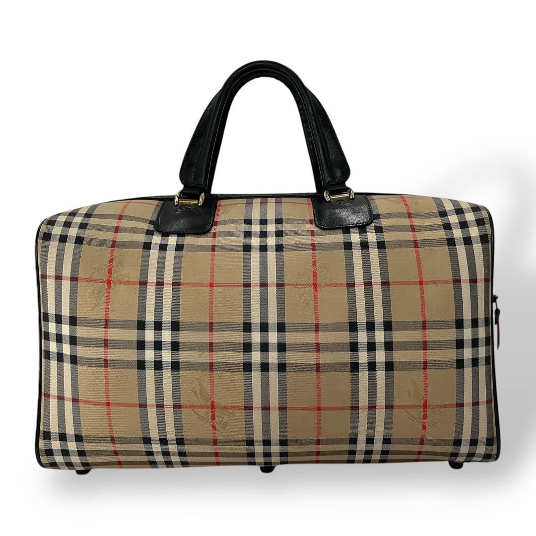 Burberry Boston Bag - Beige, Nylon