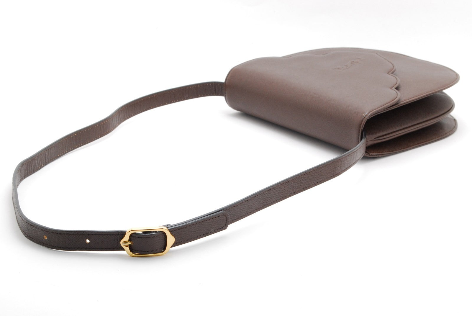 Saint Laurent Shoulder Crossbody Bag - Brown, Leather