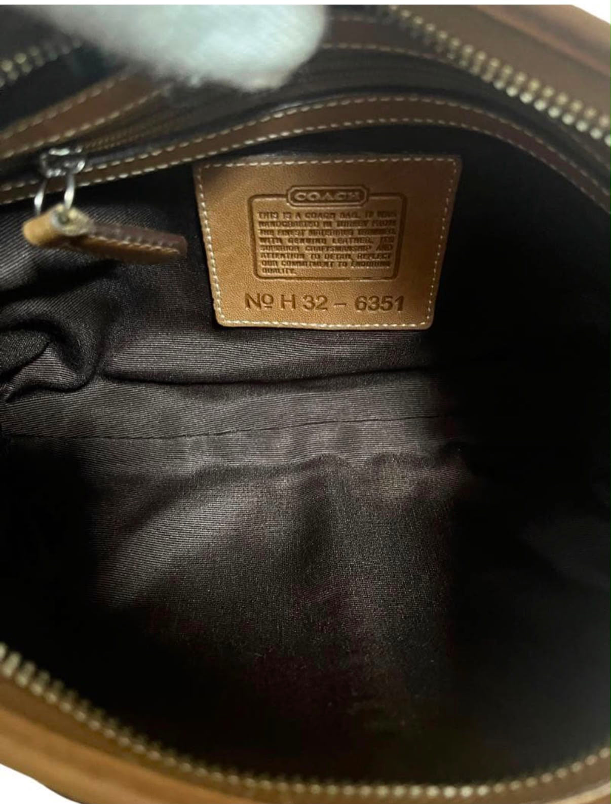 Coach Signature Brown bag
