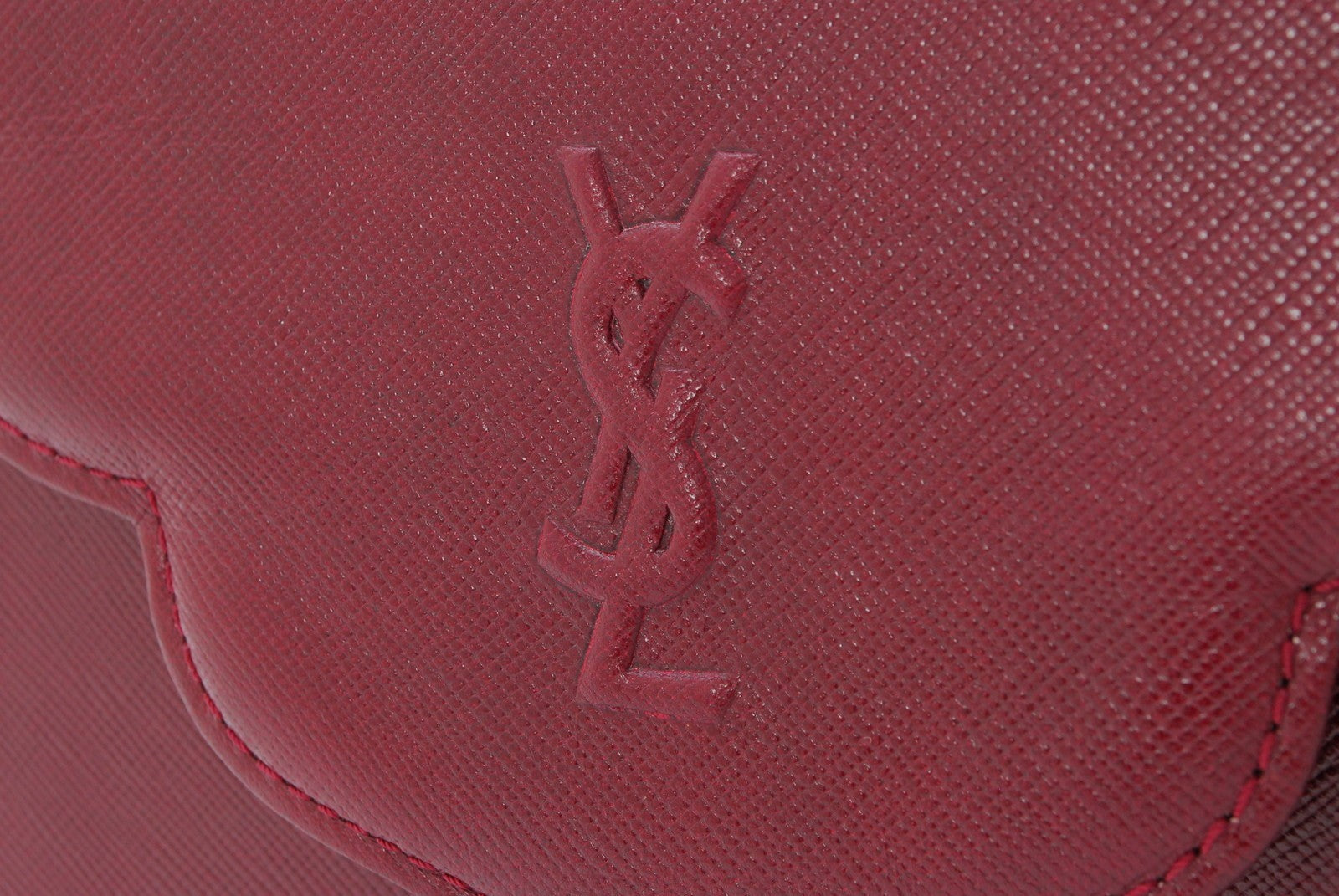 Saint Laurent Yves Shoulder Bag - Red Bordeaux, Leather