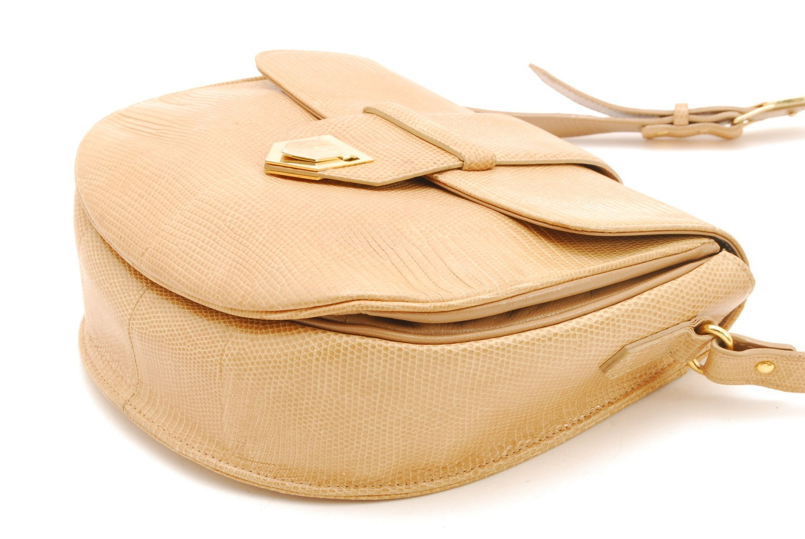 Saint Laurent Yves Vintage Shoulder Bag - Beige, Leather