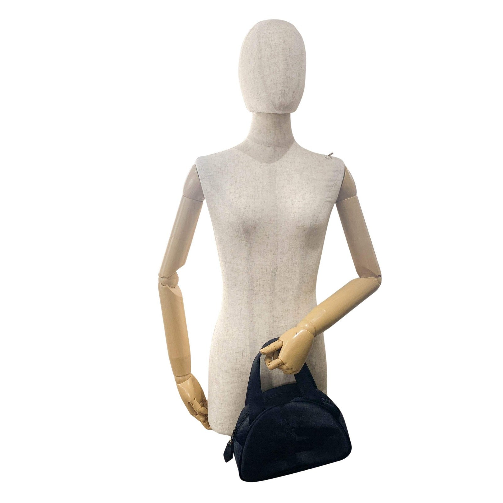 Saint Laurent YSL Hand Bag - Black, Neoprene