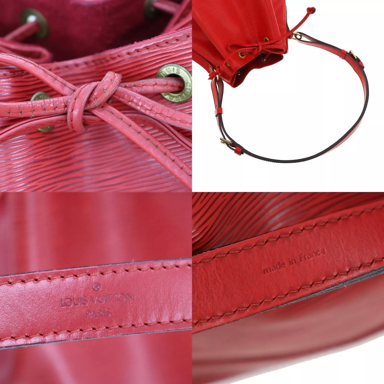 Noe Epi Leather Shoulder Bag