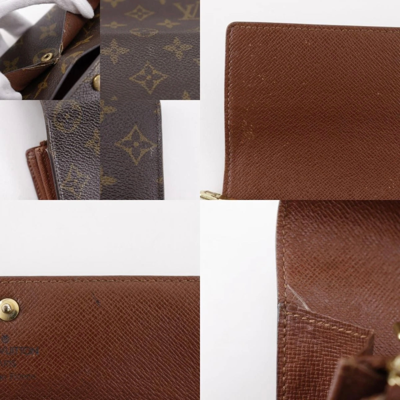 LOUIS VUITTON Porto Monnet Credit wallet- Brown Monogram