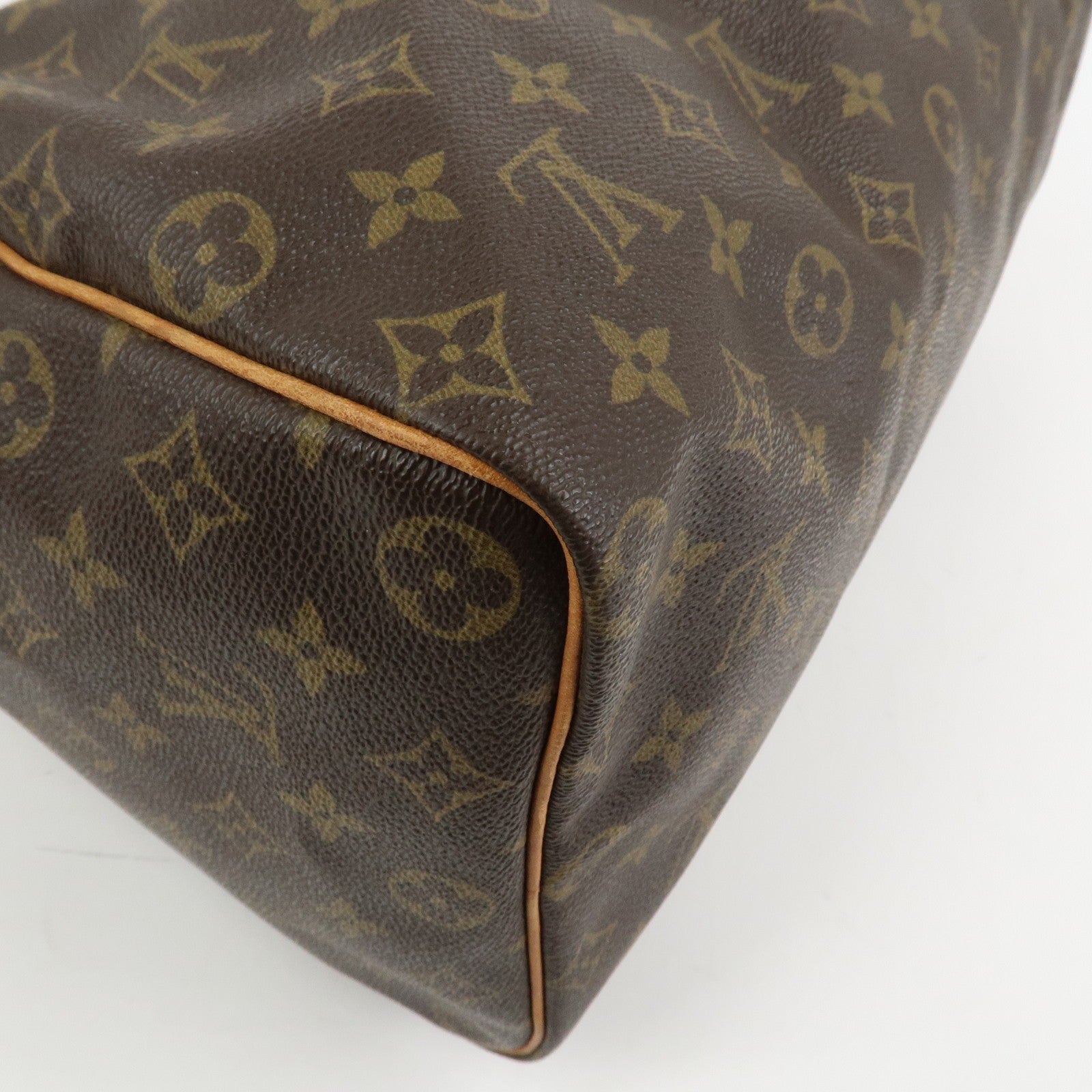 Louis Vuitton Monogram Speedy 40 Hand Bag - Brown, Monogram Canvas