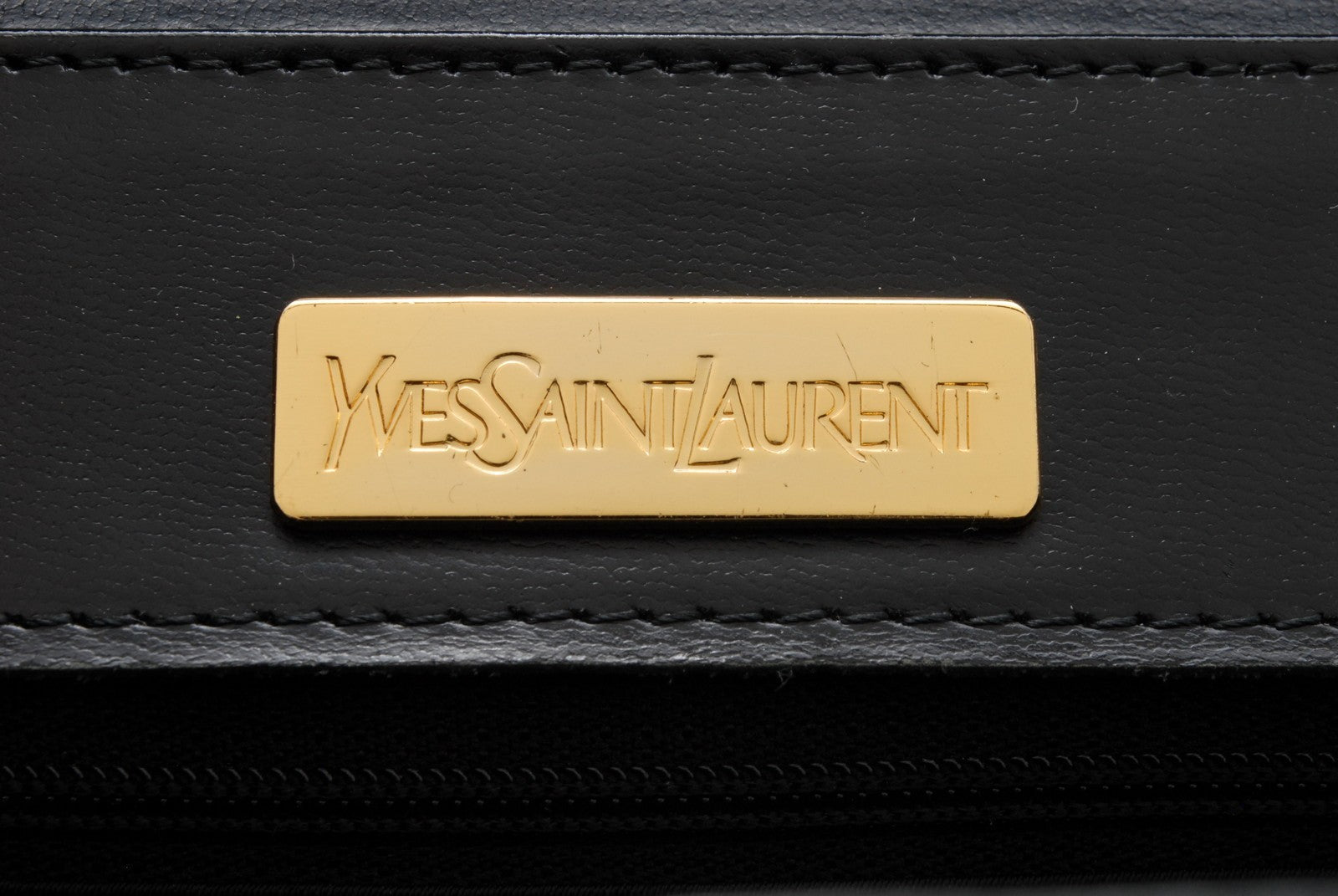 Yves Saint Laurent YSL Top Handle Handbag - Black, Leather