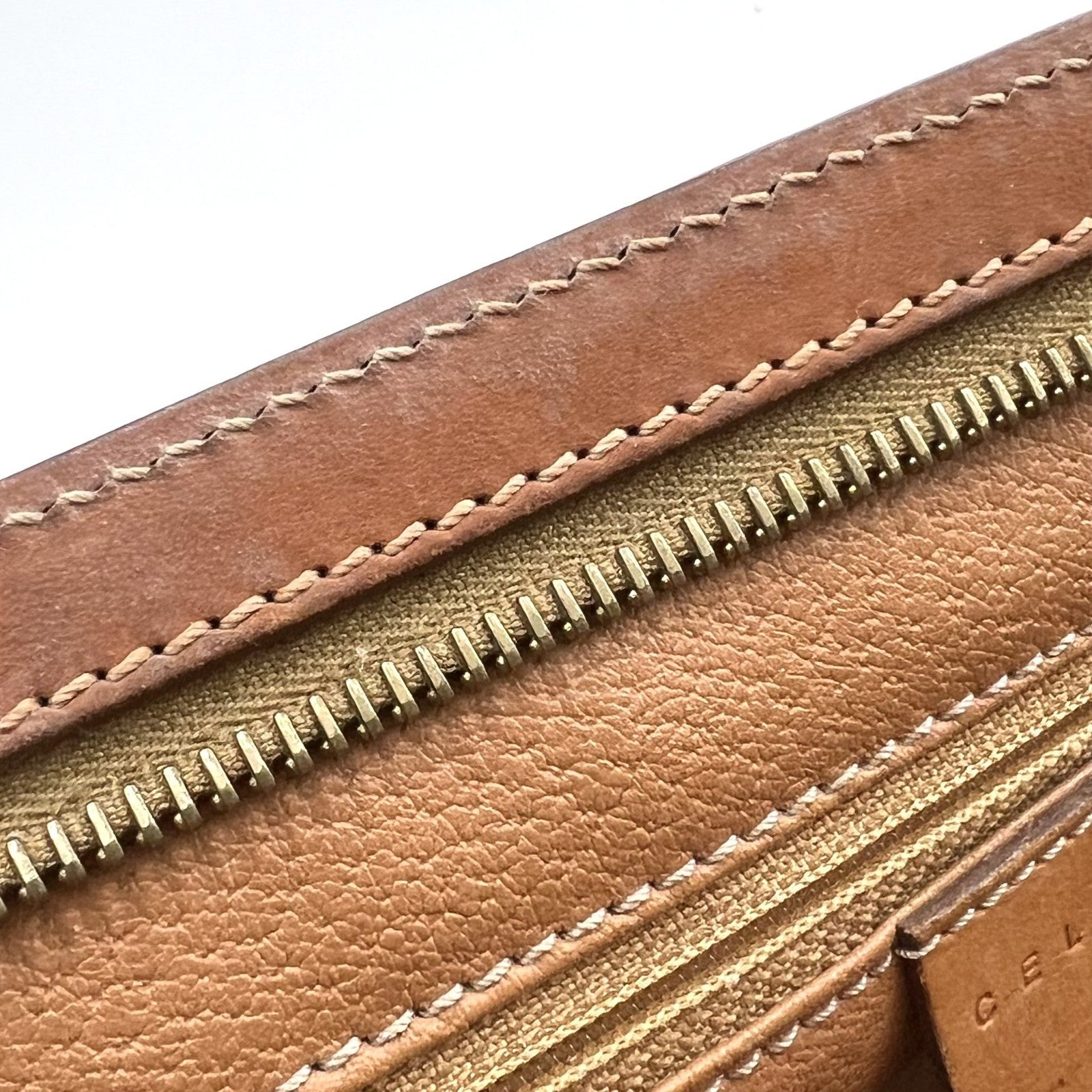 Celine Macadam Clutch Bag - Brown, PVC Leather