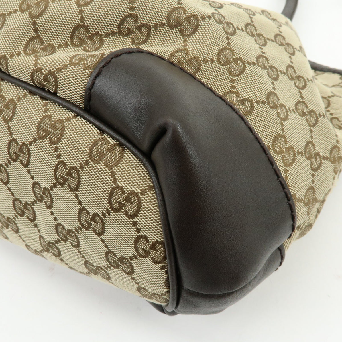 Gucci 2Way Bag - Beige Brown, GG Canvas Leather