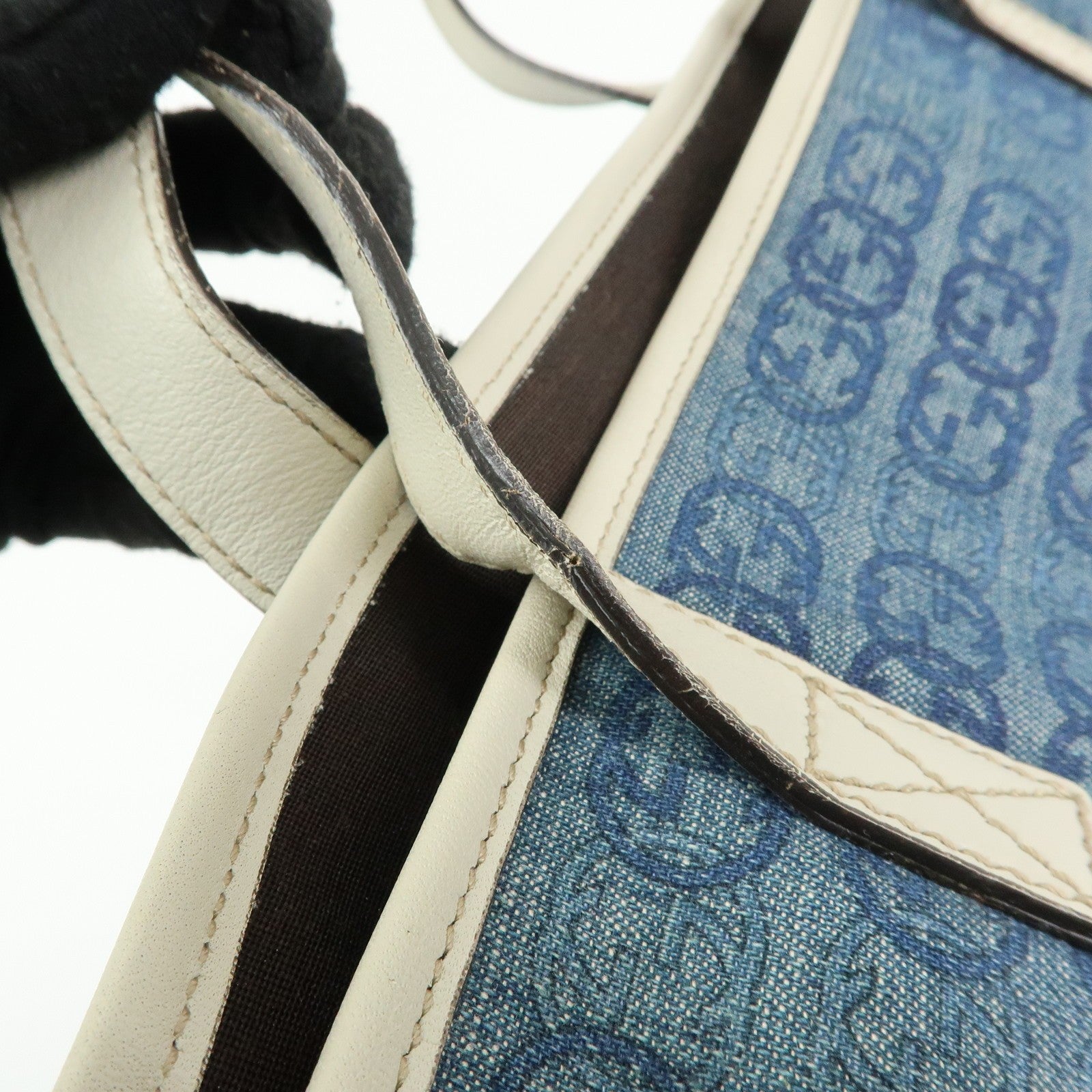 Gucci Tote Bag - Denim, GG Denim and Leather