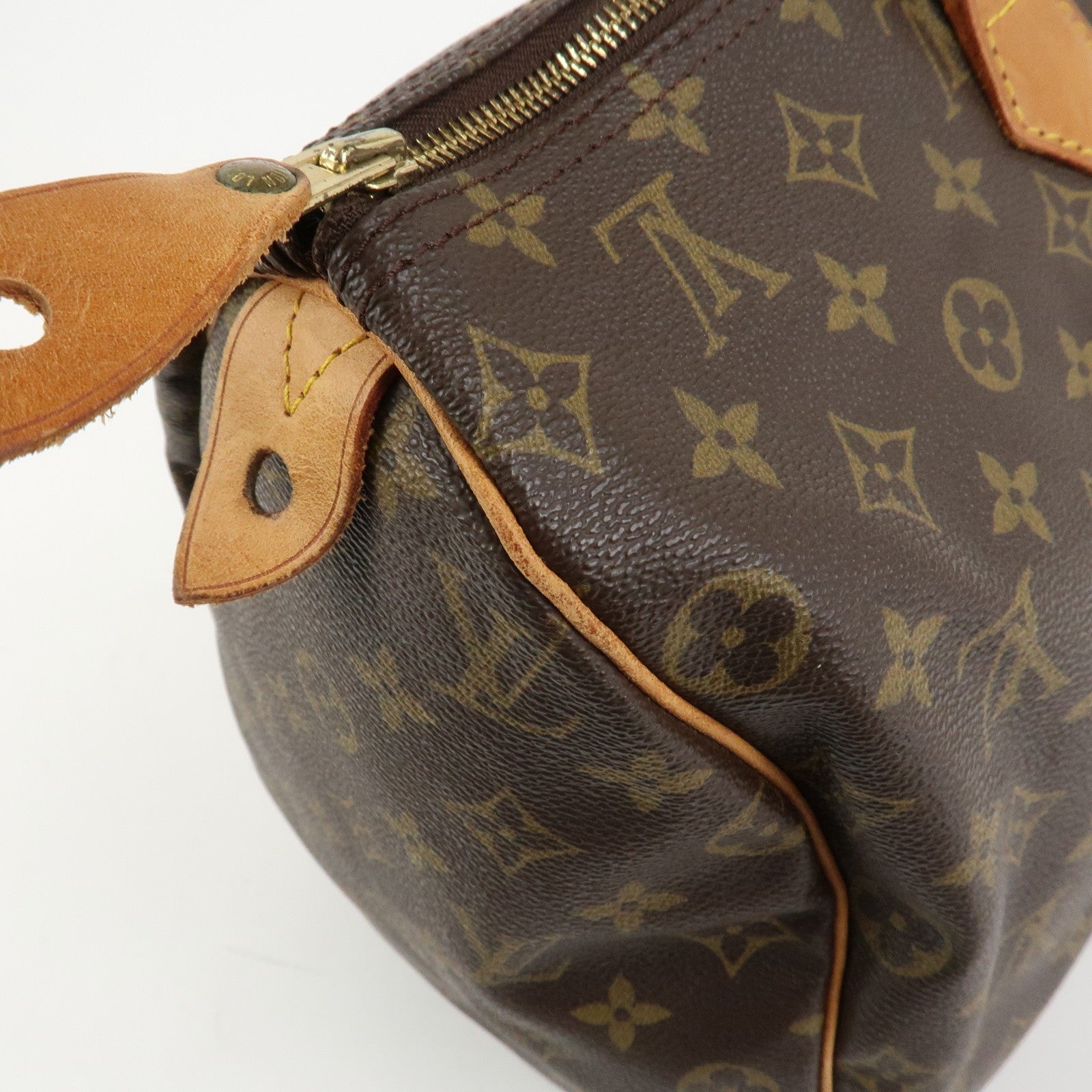 Louis Vuitton Monogram Speedy 40 Hand Bag - Brown, Monogram Canvas