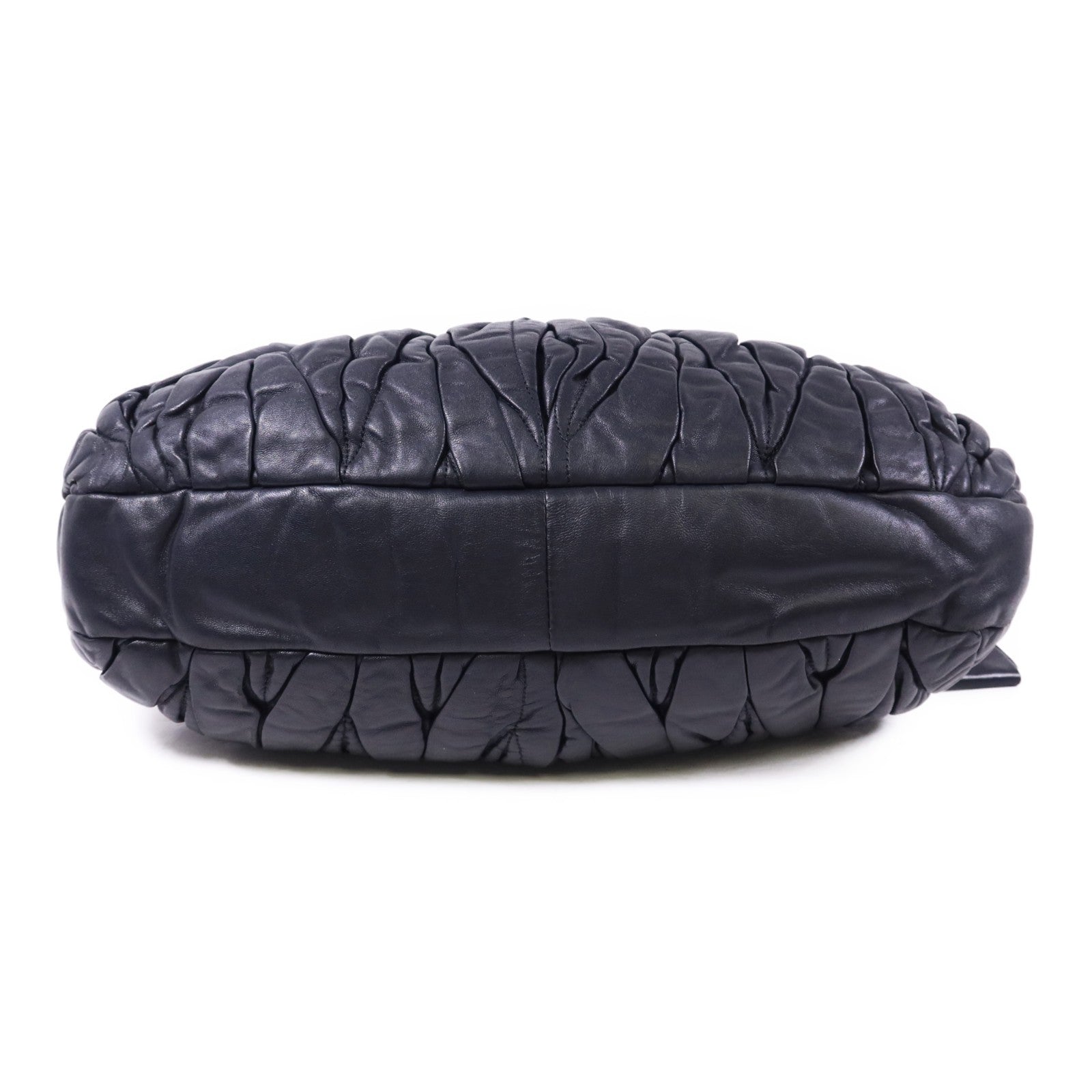 Miu Miu GHW 2 Way Shoulder Bag - Black, Lambskin Leather