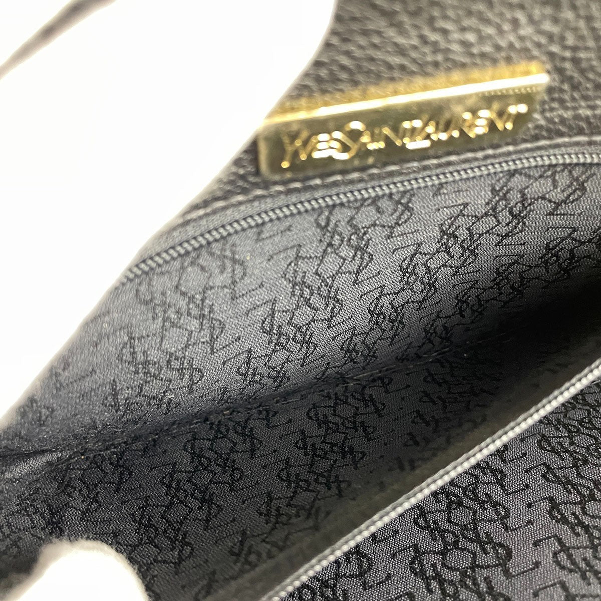 Saint Laurent Clutch Bag - Black, Leather