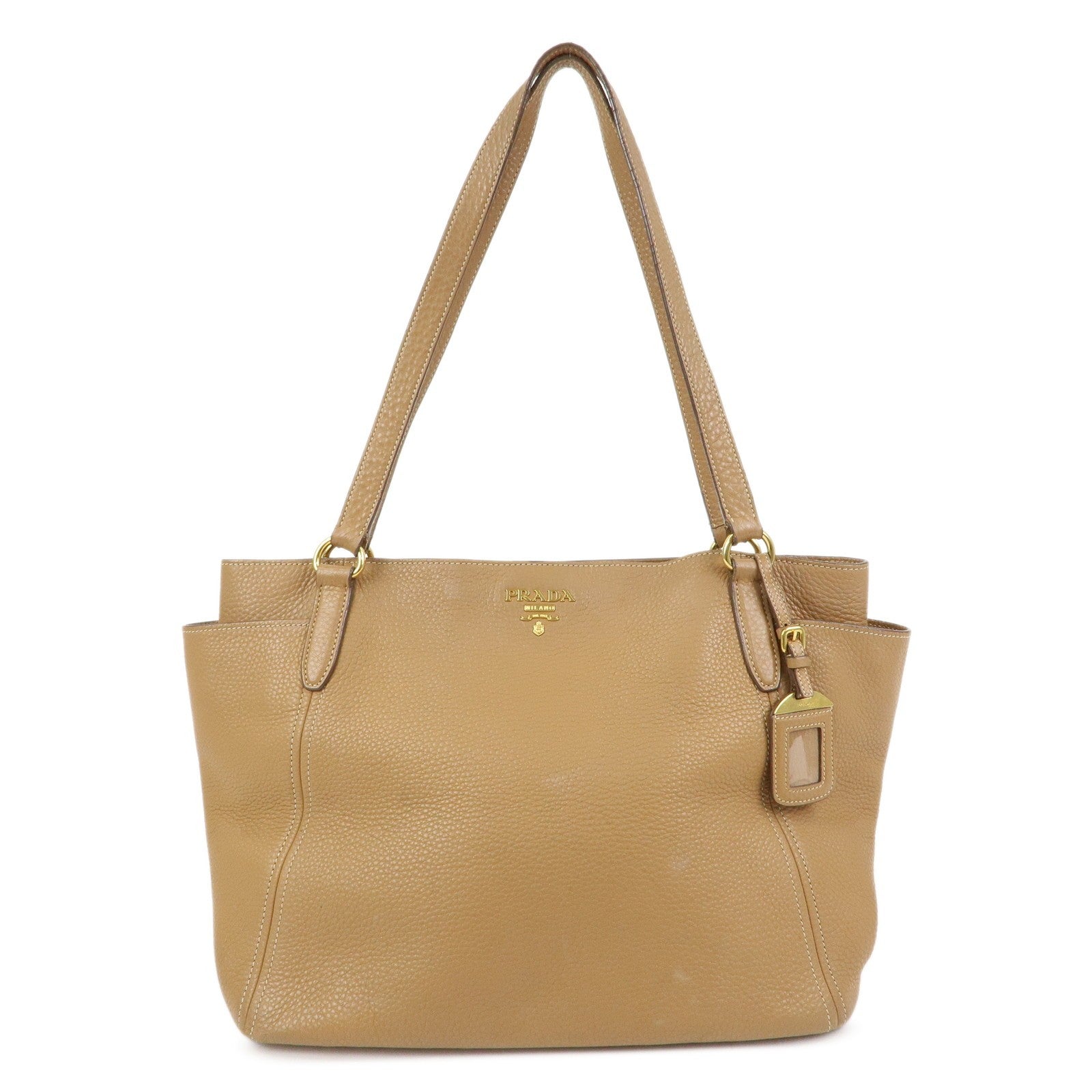 Prada Vitello Daino Tote Bag - Brown, Leather