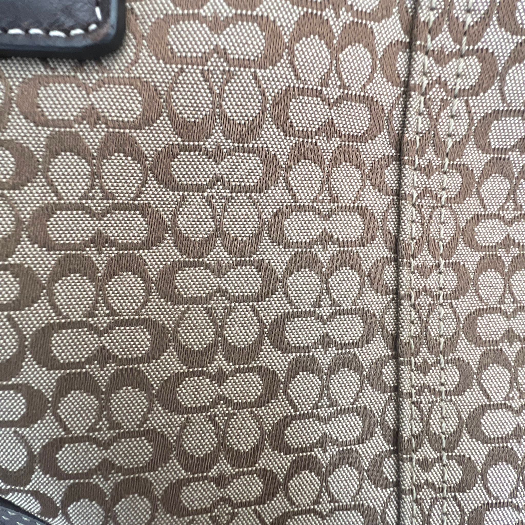 Coach Signature Brown Bag