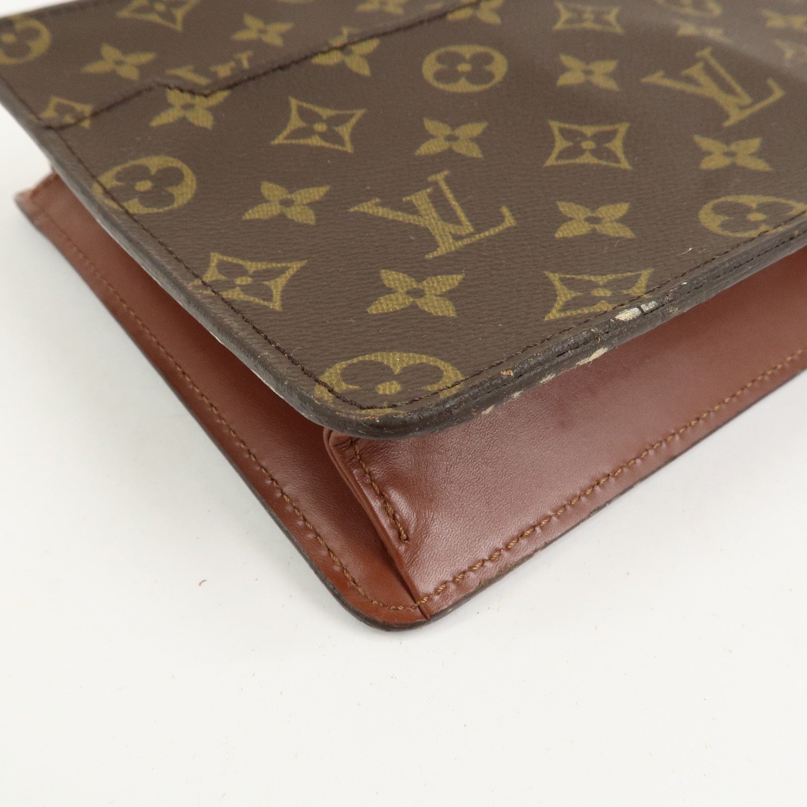 Louis Vuitton Monogram Pochette Homme Clutch Bag - Brown, Monogram Canvas, Leather