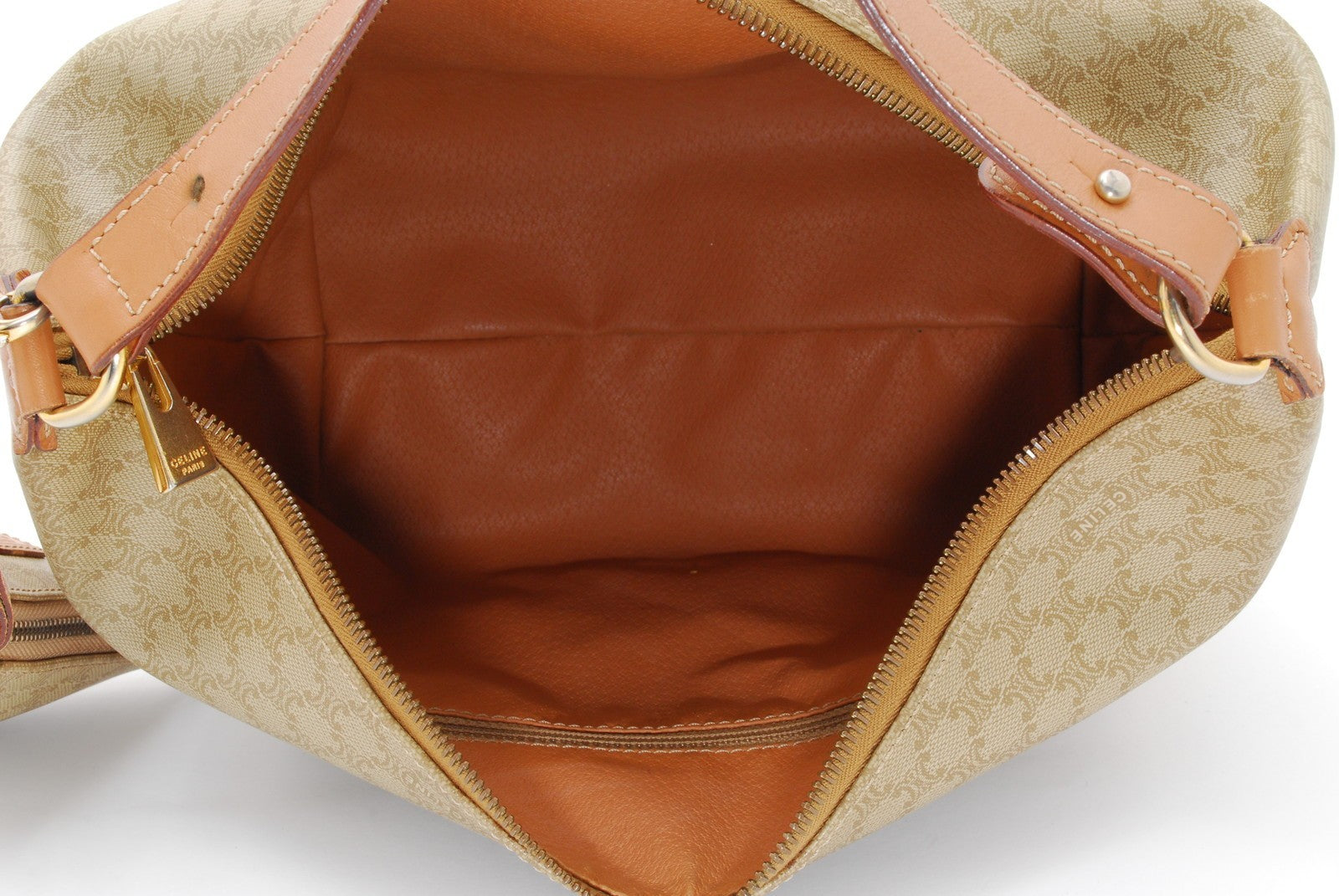 Celine Macadam Handbag - Beige, PVC