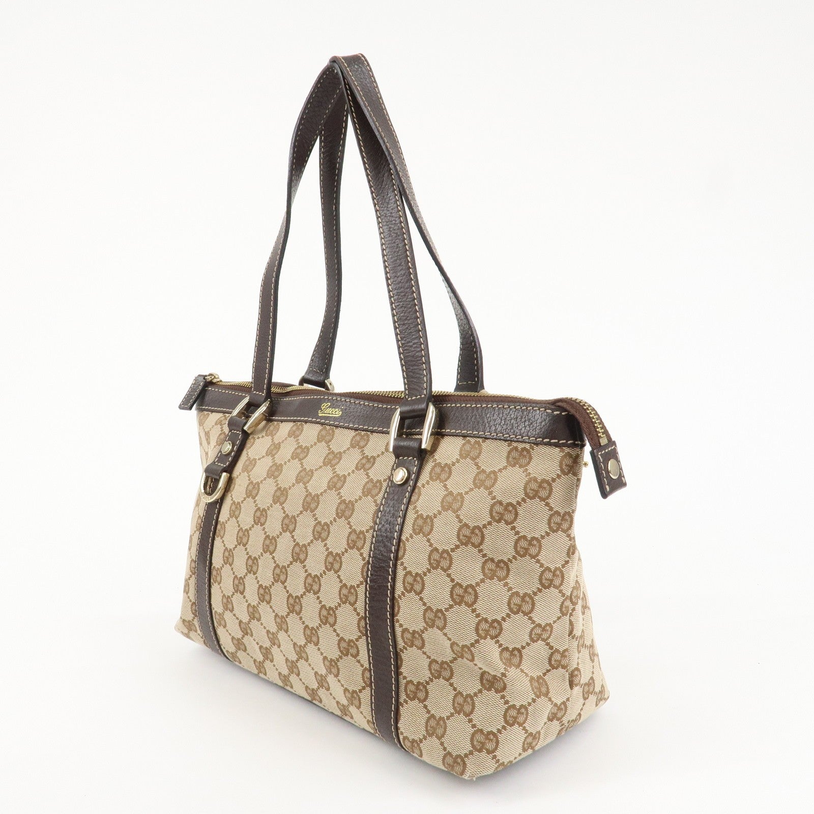 Gucci Abbey Tote Bag - Beige, Canvas