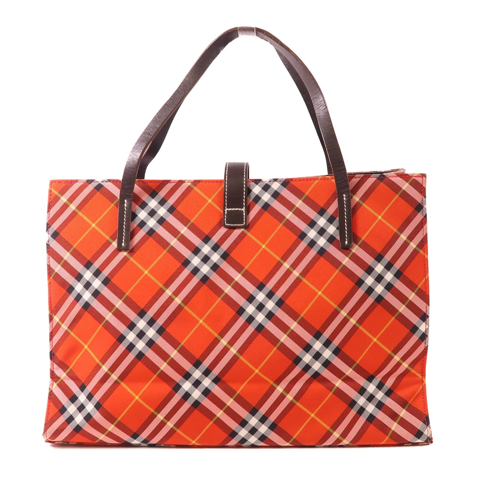 Burberry SHW Hand Bag - Red, Nylon