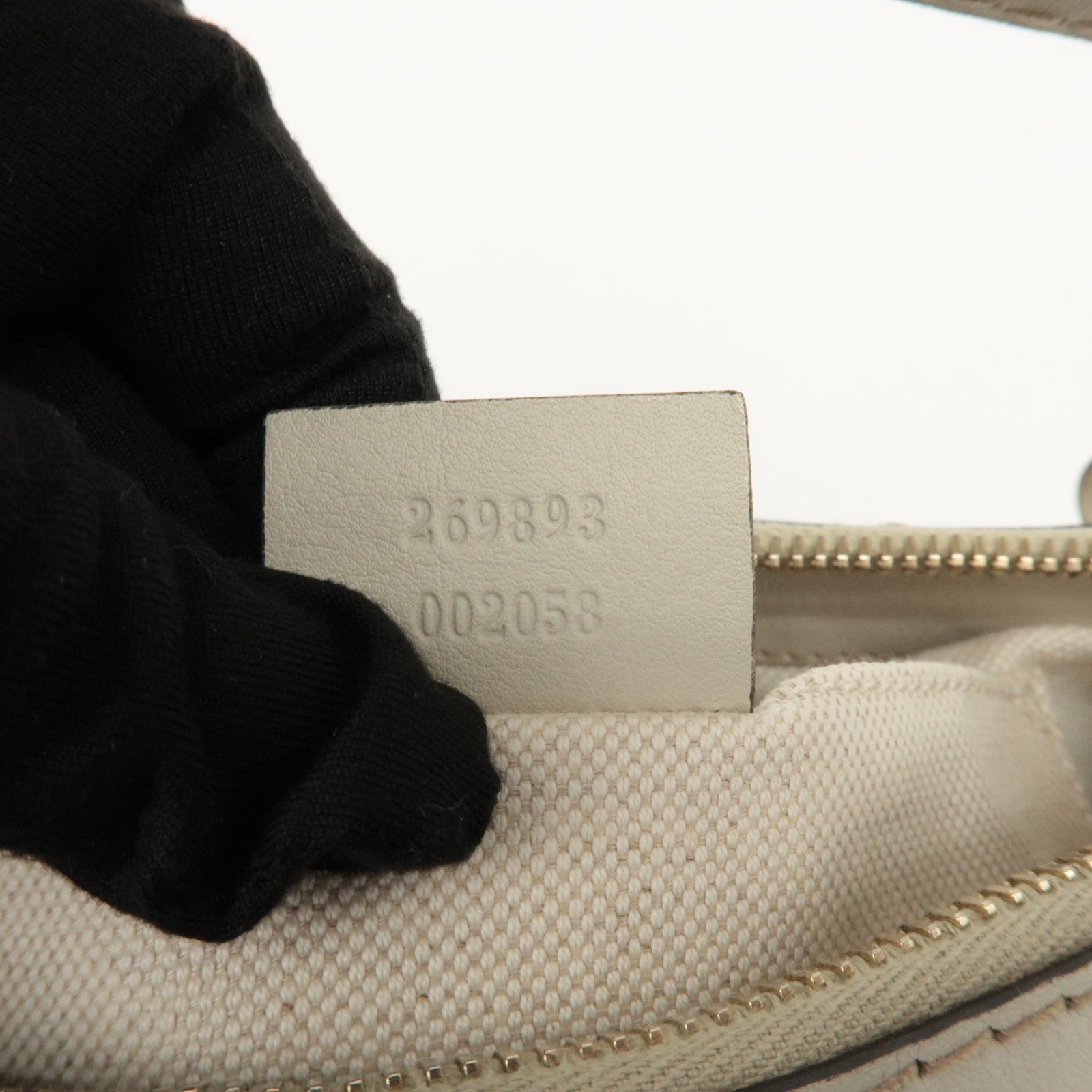 Gucci Hand Bag - Ivory, Leather