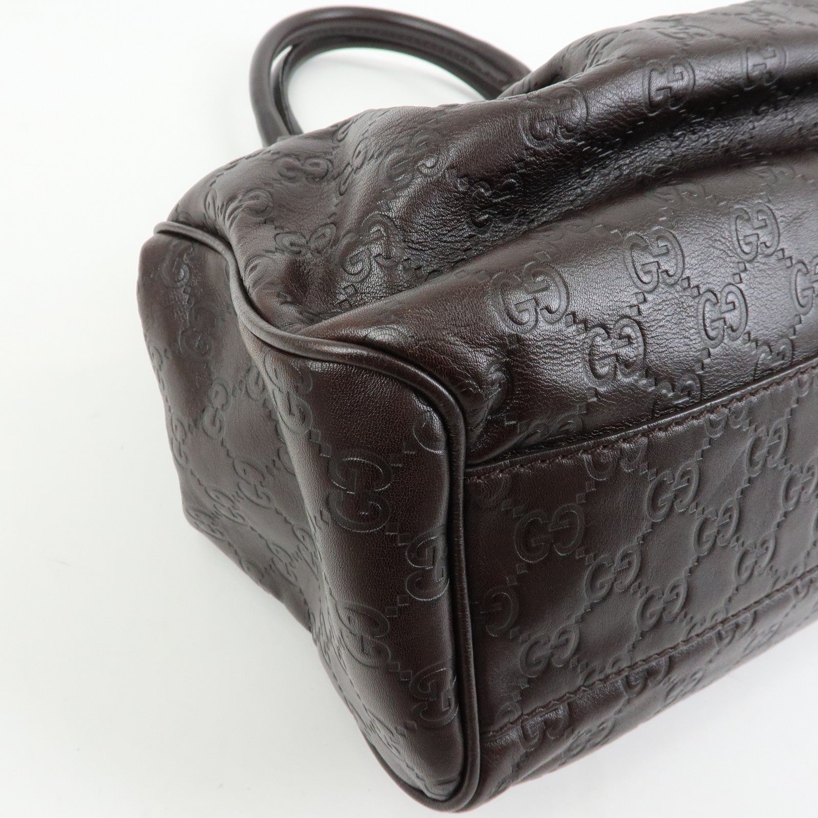 Gucci Sukey Tote Bag - Dark Brown, Guccissima Leather