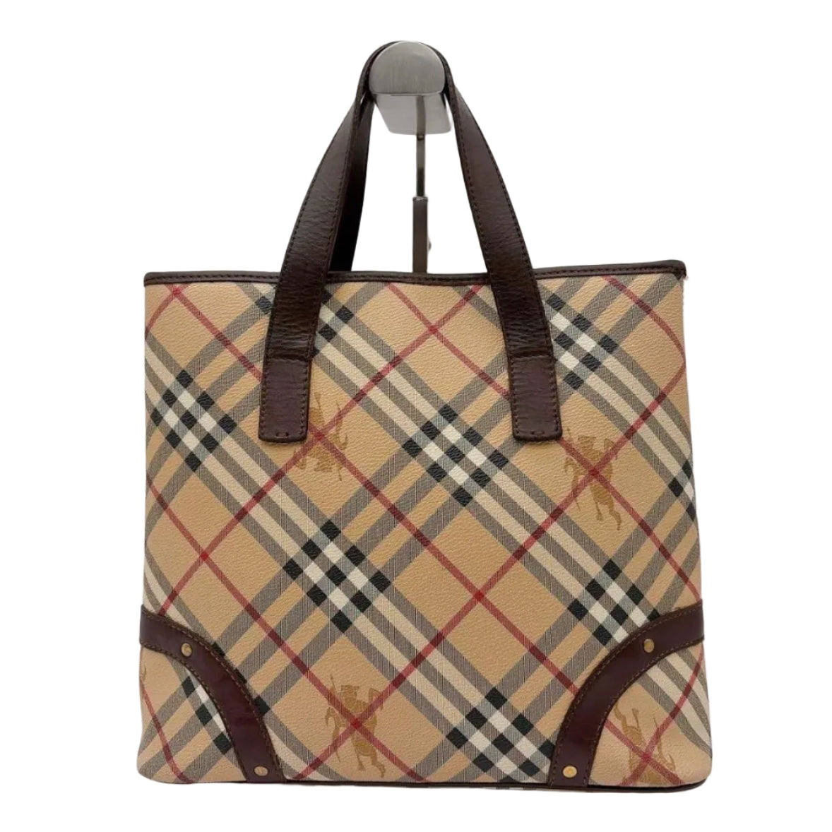 BURBERRY Nova Check Tote Bag