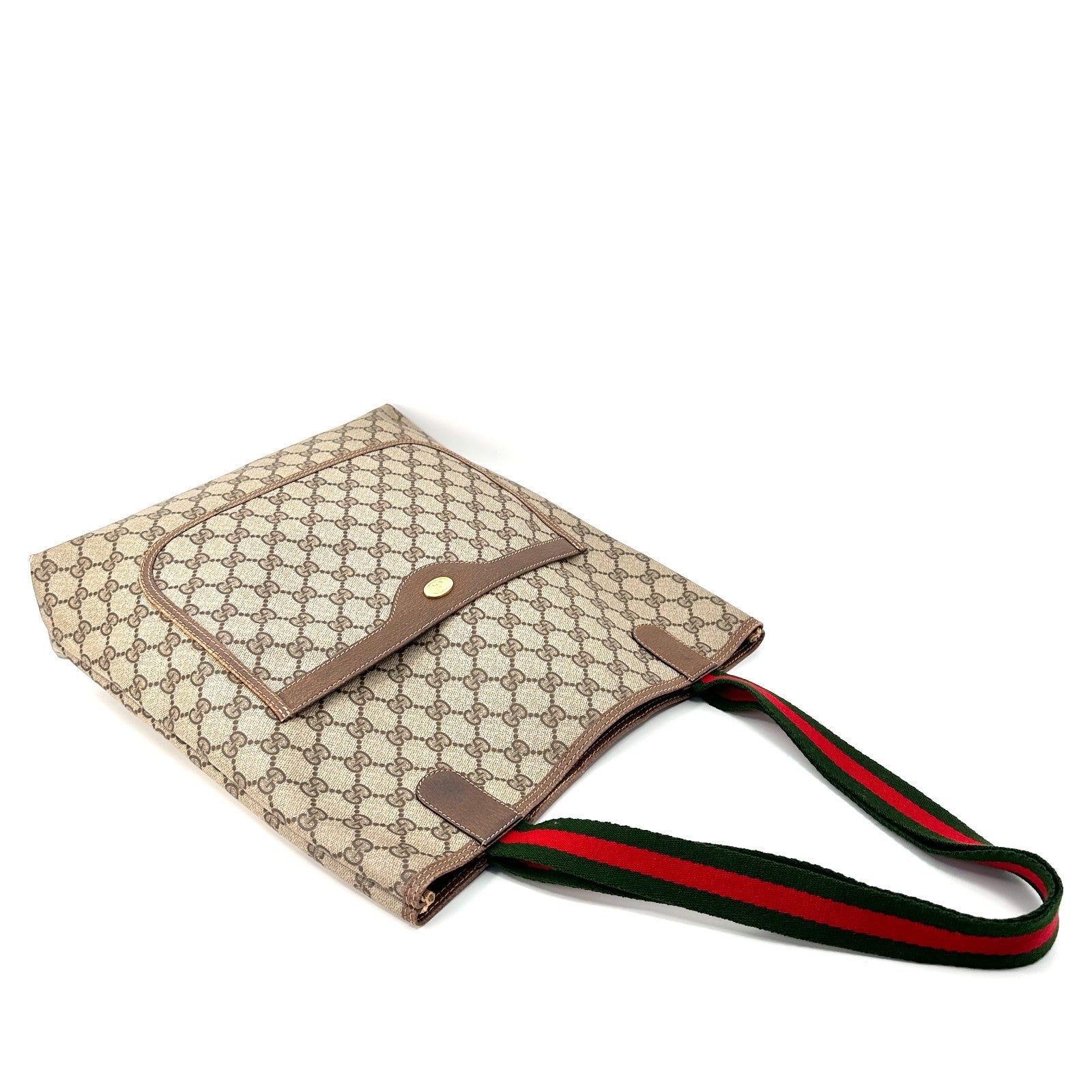 Gucci Sherry Tote Bag - Brown, Leather/PVC