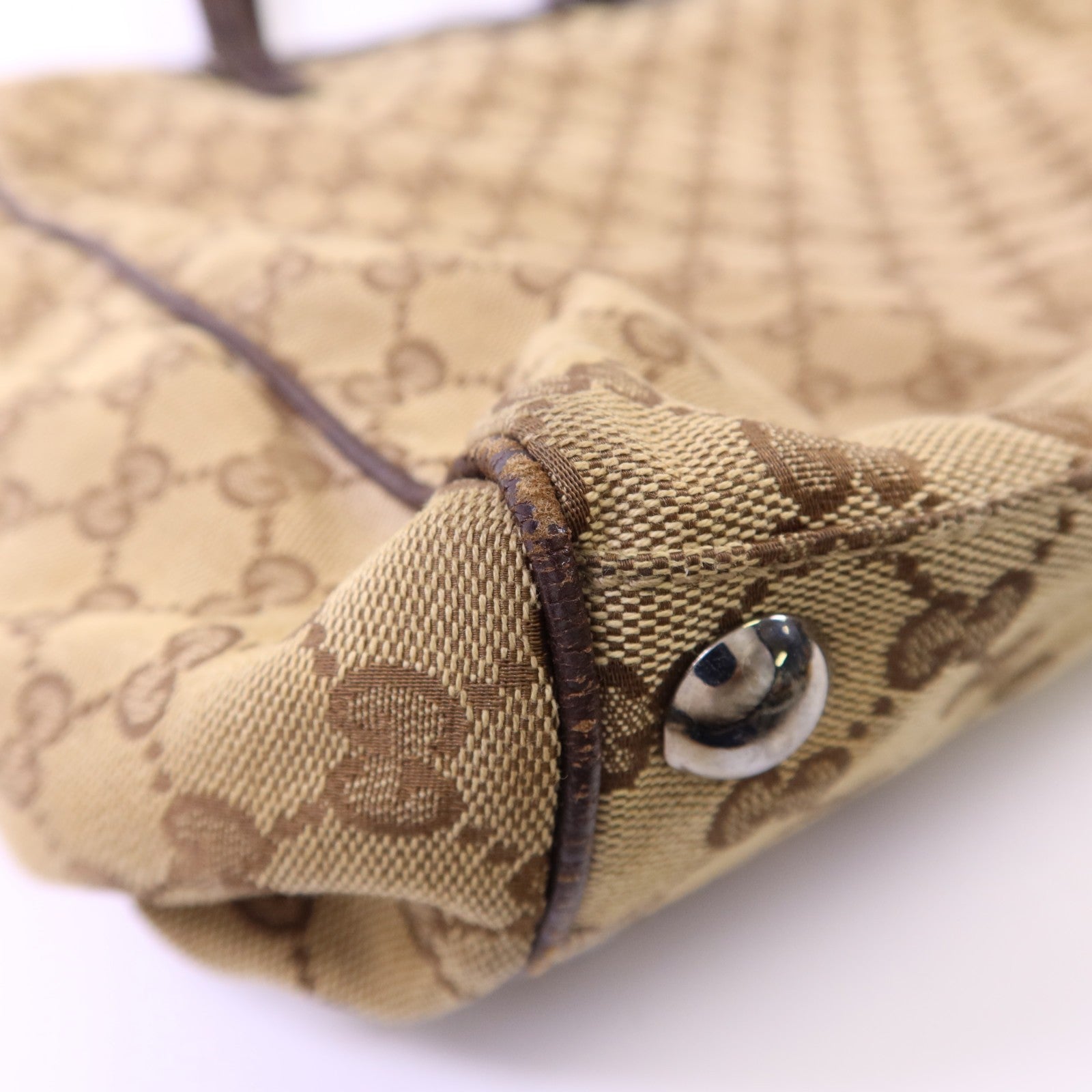 Gucci GG SHW Tote Bag - Brown, Canvas