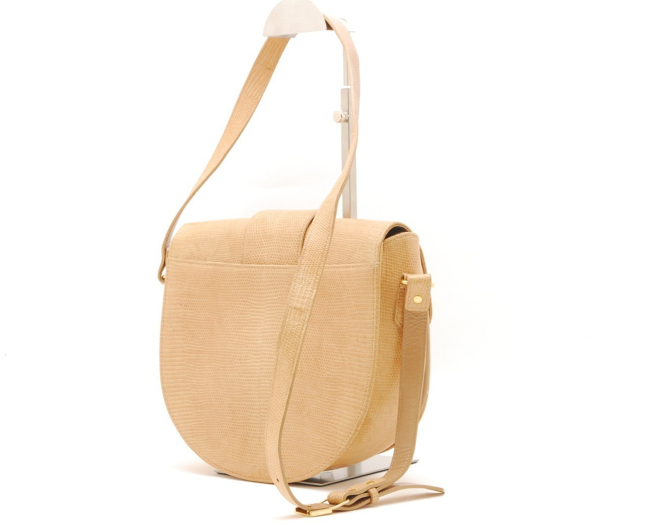Saint Laurent Yves Vintage Shoulder Bag - Beige, Leather