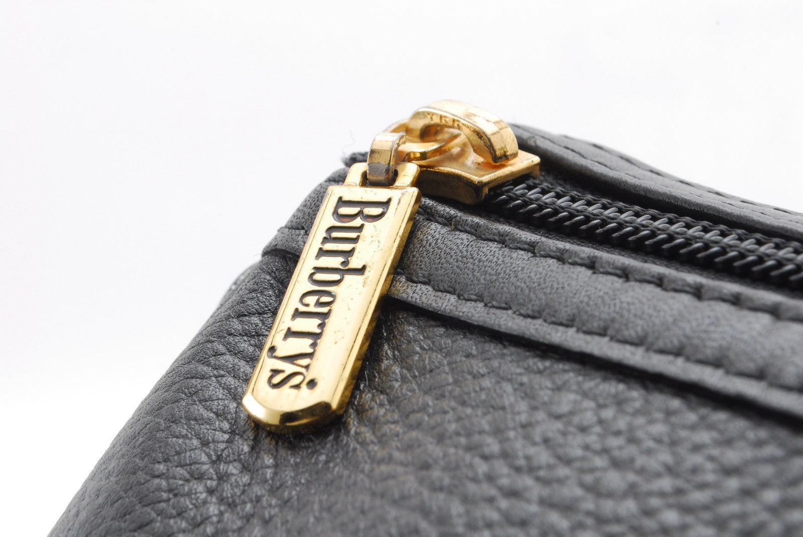 Burberry Nova Check Horse Handbag - Black, Leather