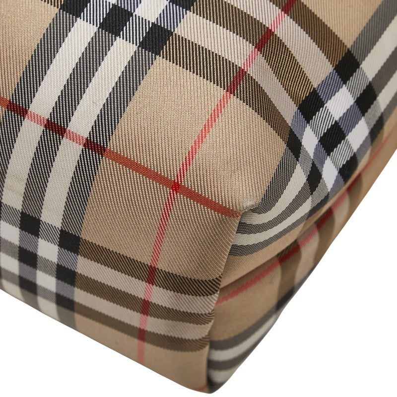 Burberry Nova Check Pouch - Beige Black, Canvas