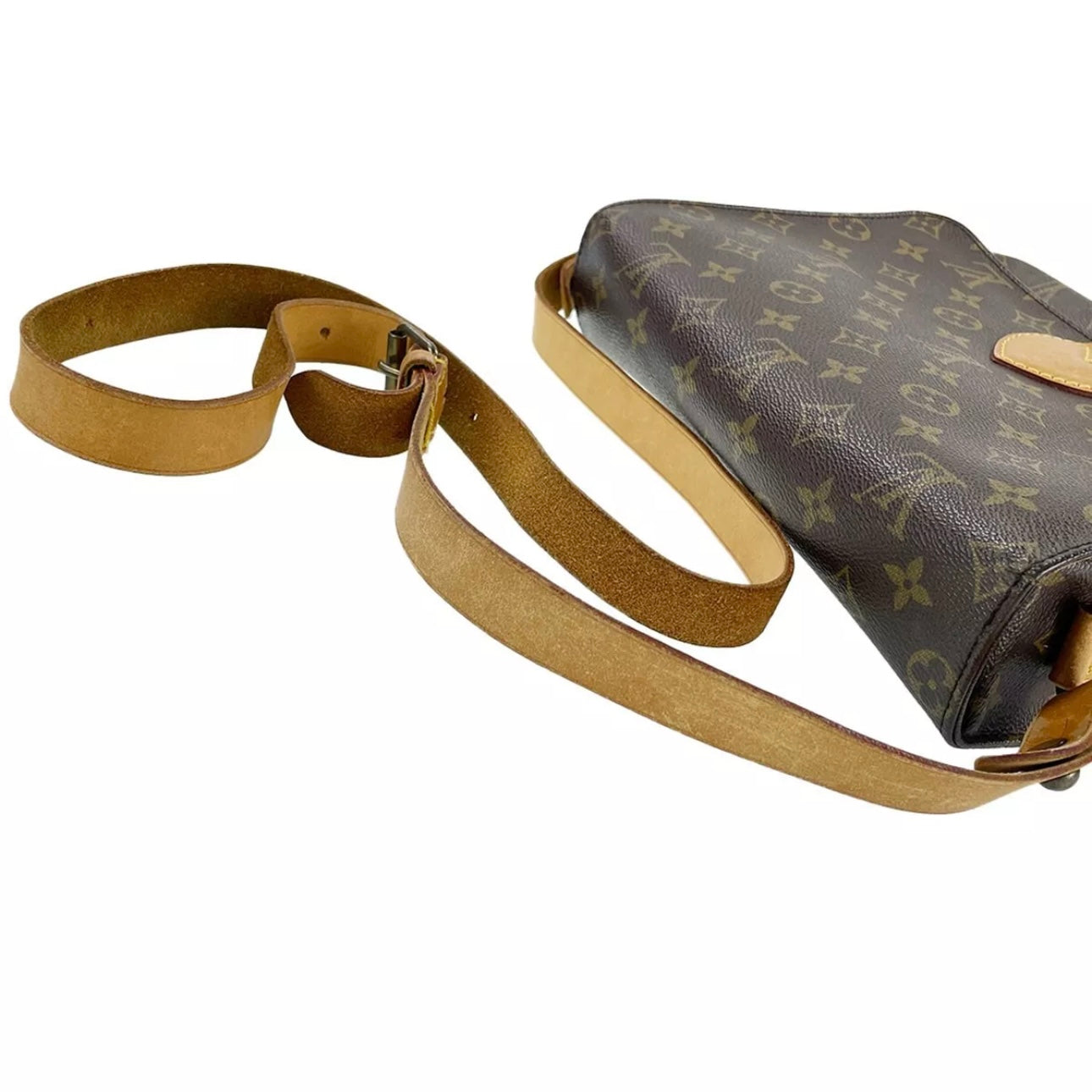 Louis Vuitton Monogram Cartouchiere GM Leather Brown Shoulder bag