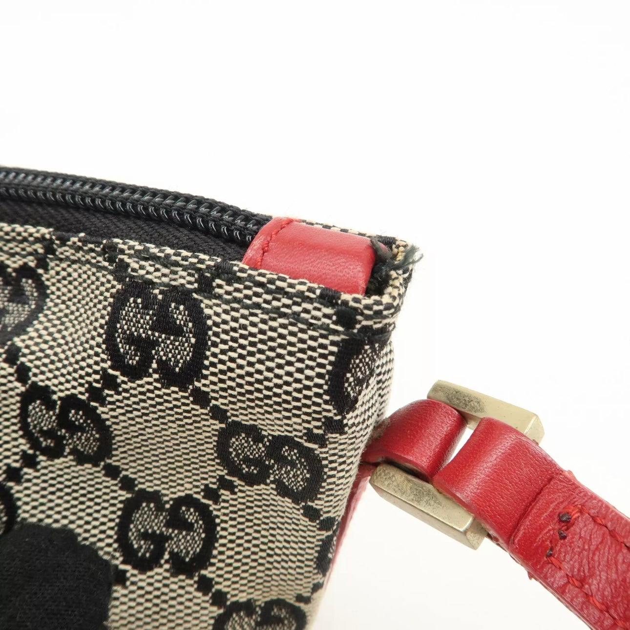 Boat Bag GG Canvas Leather Hand Bag Pouch