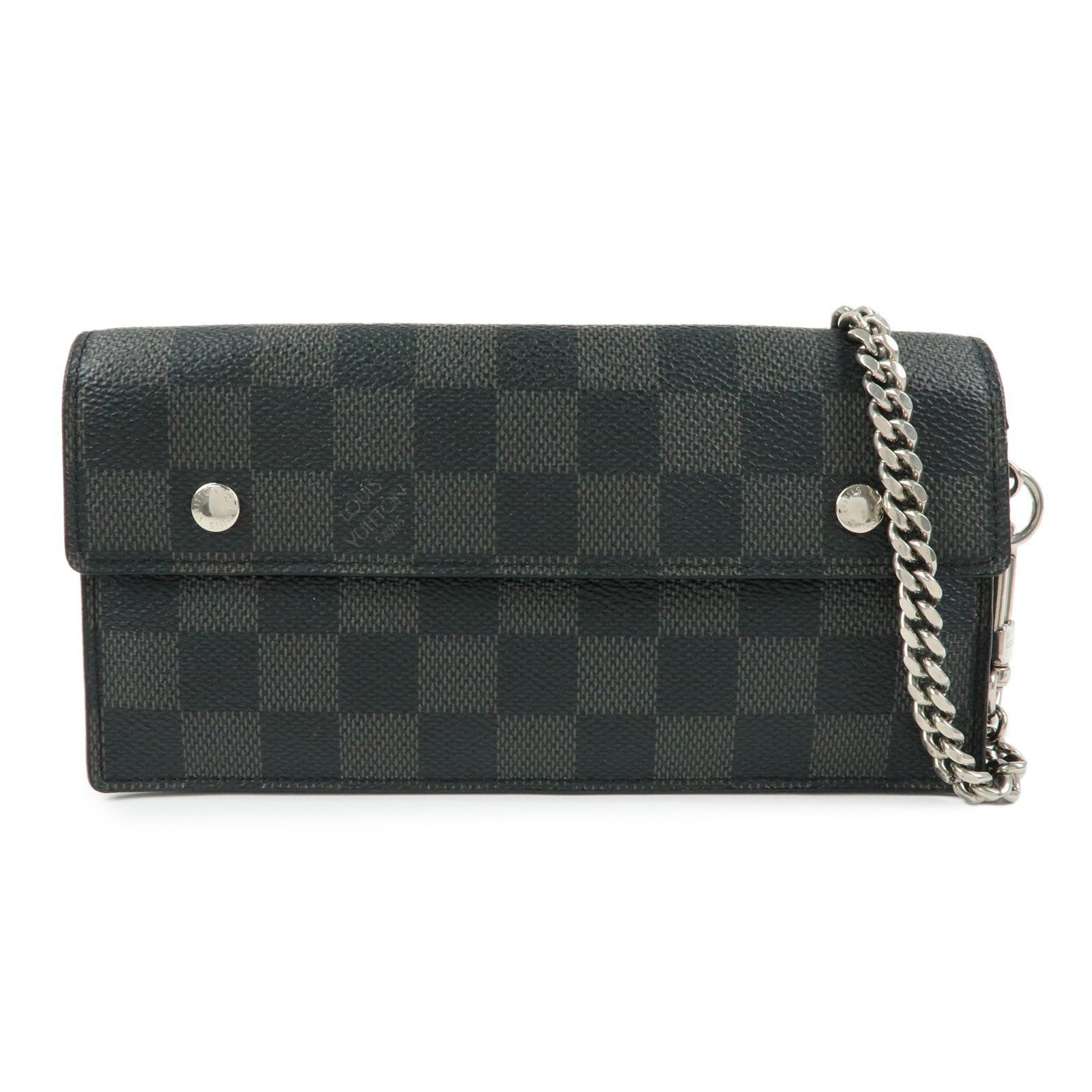 Louis Vuitton Portefeuille Accordion Wallet - Damier Graphite, Damier Canvas