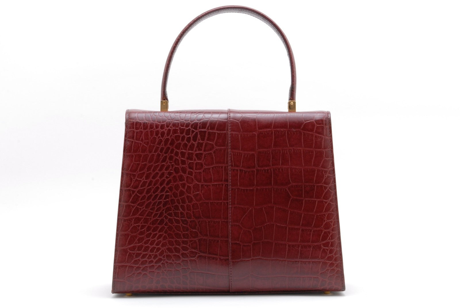 Yves Saint Laurent YSL Shoulder Bag Top Handle Handbag - Bordeaux, Leather