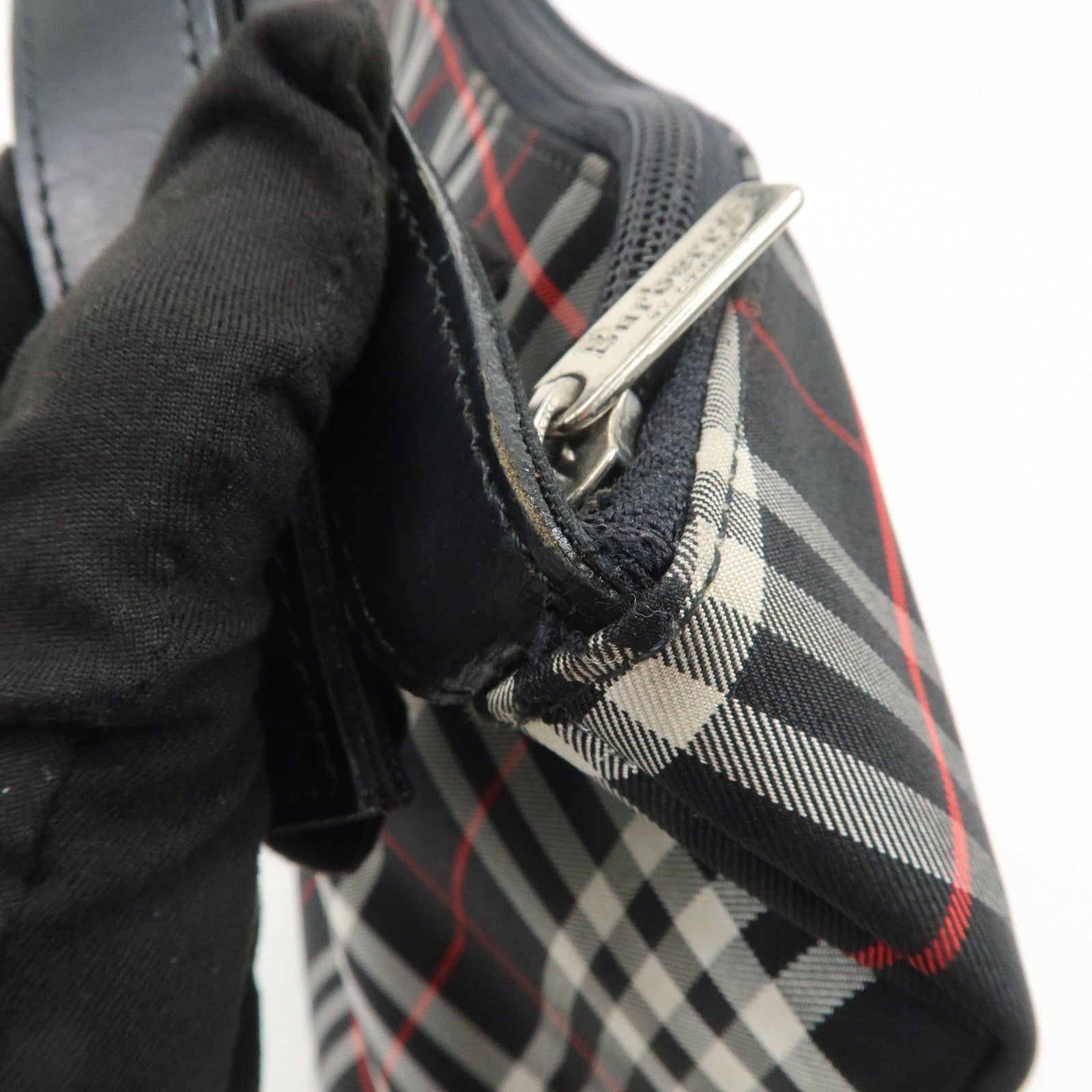 Burberry Blue Label Shoulder Bag - Black, Nylon and Leather