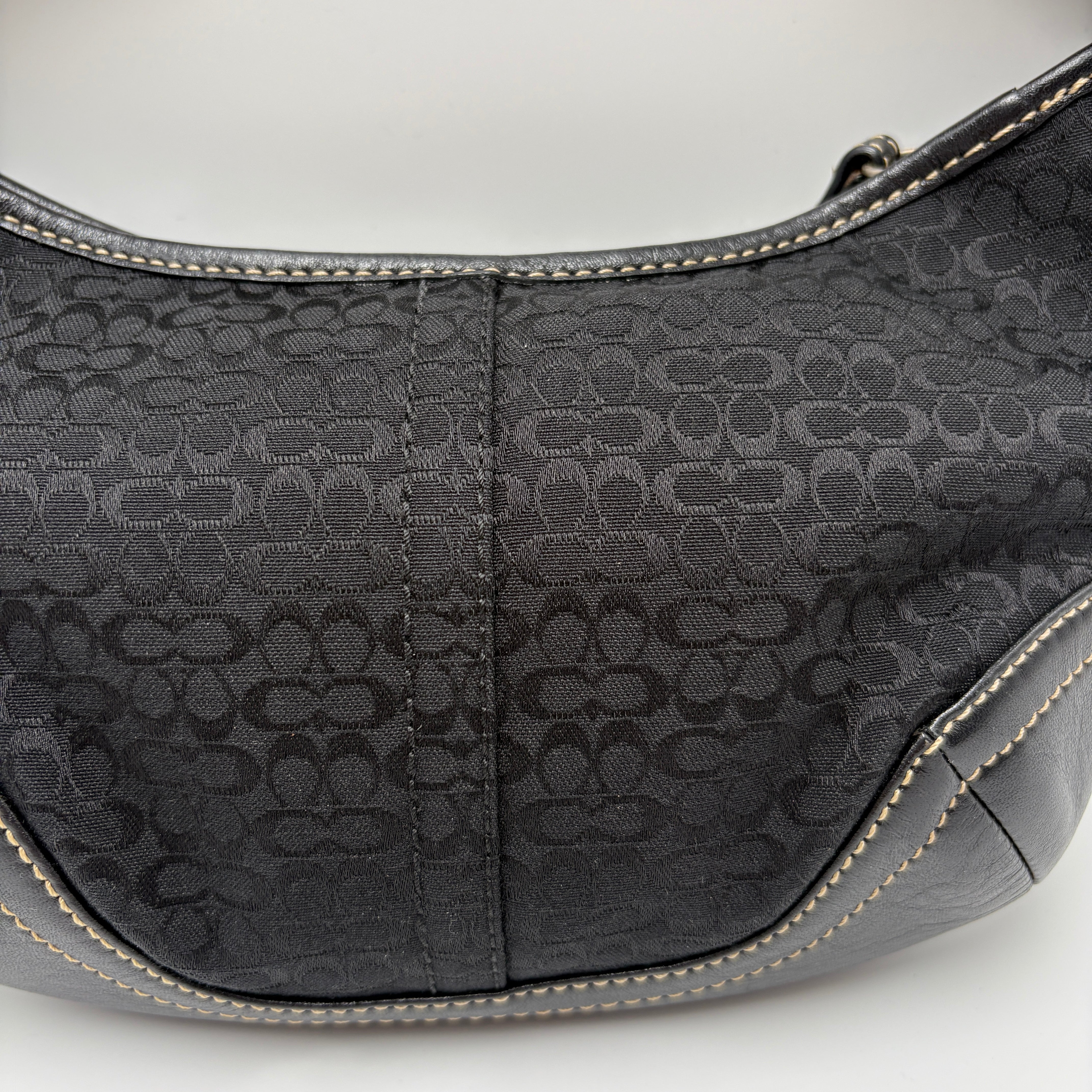 Coach signature shoulder bag