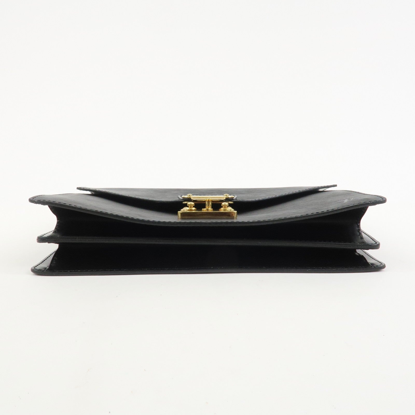 Louis Vuitton Epi Concorde Leather Hand Bag Noir Black