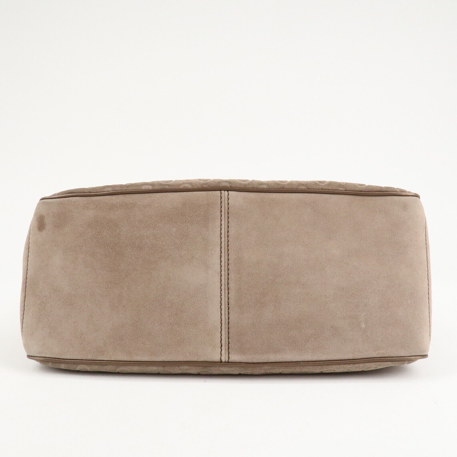 Celine C Macadam Suede Boogie Bag Handbag - Beige, Suede