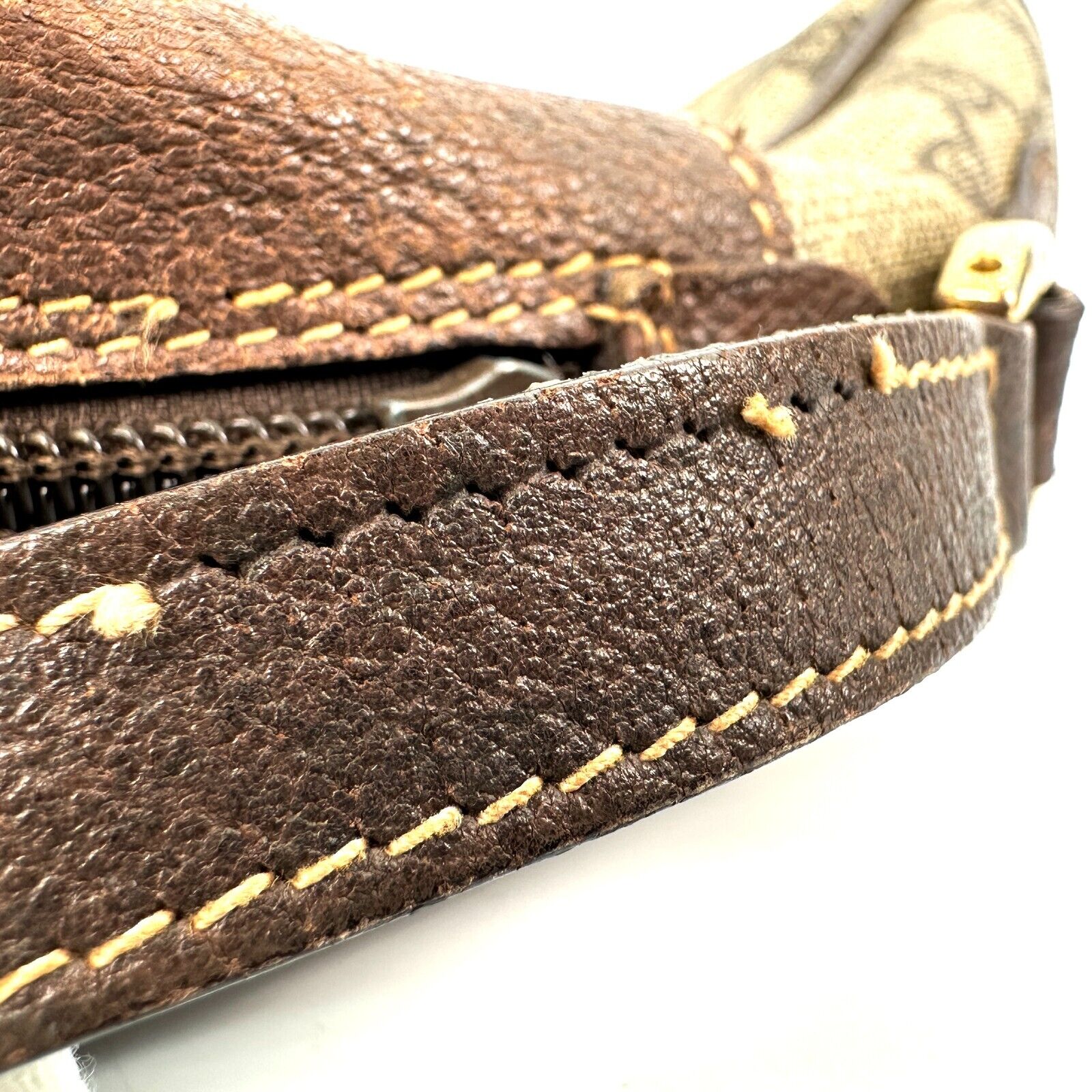 Gucci Sherry Shoulder Bag - Brown, PVC/Leather