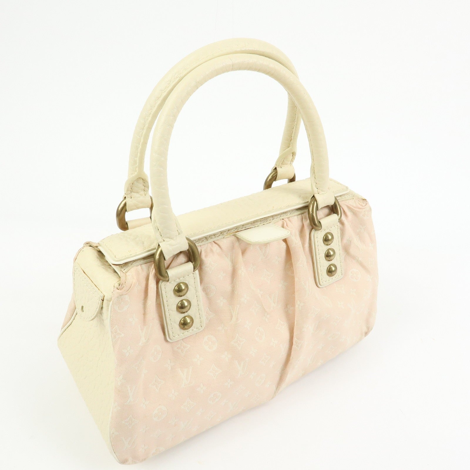 Louis Vuitton Hand Bag - Rose, Monogram Mini Lin Canvas