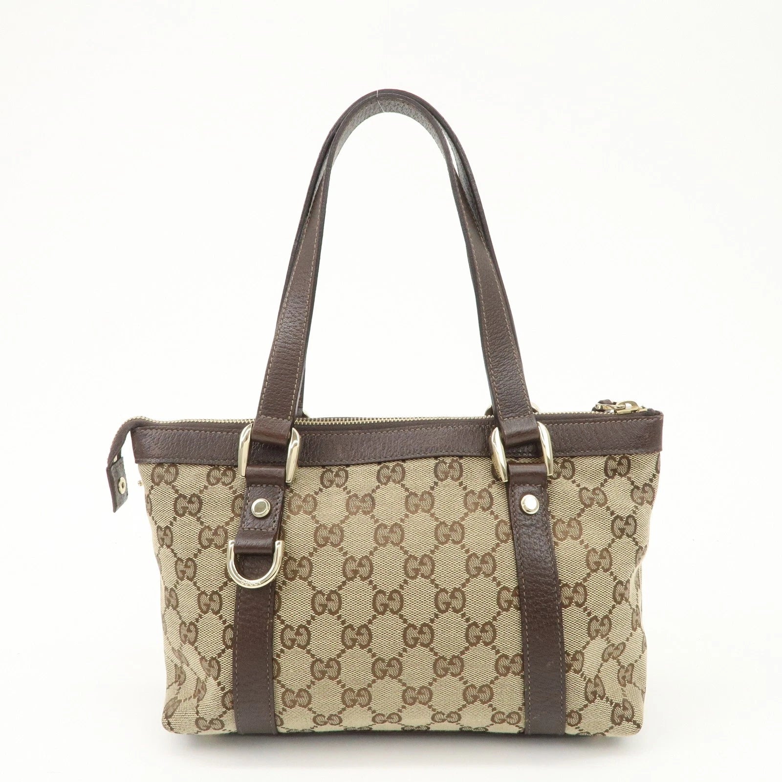 GUCCI Tote Bag - Beige, GG Canvas
