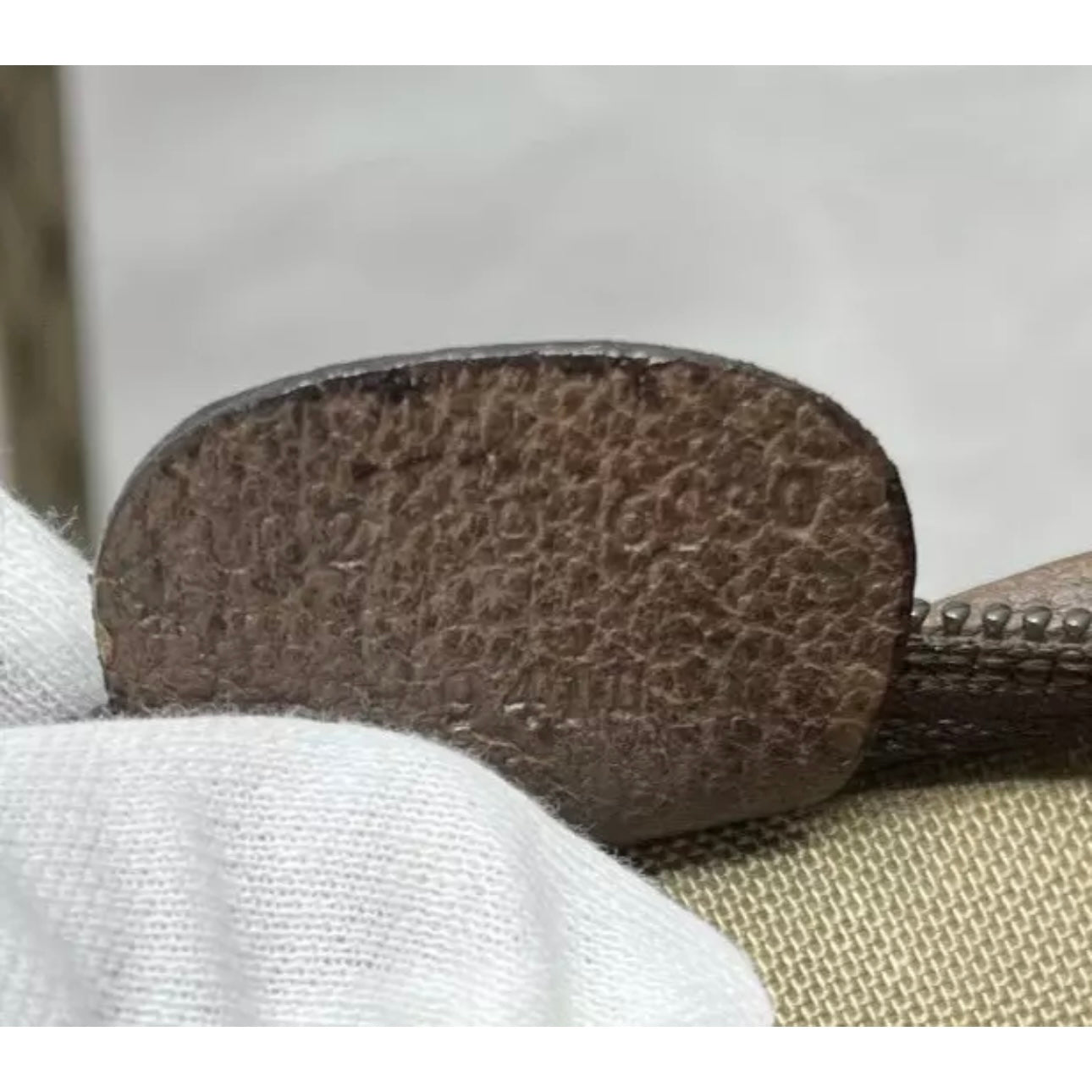 Shoulder Tote Hand Bag Brown PVC Leather