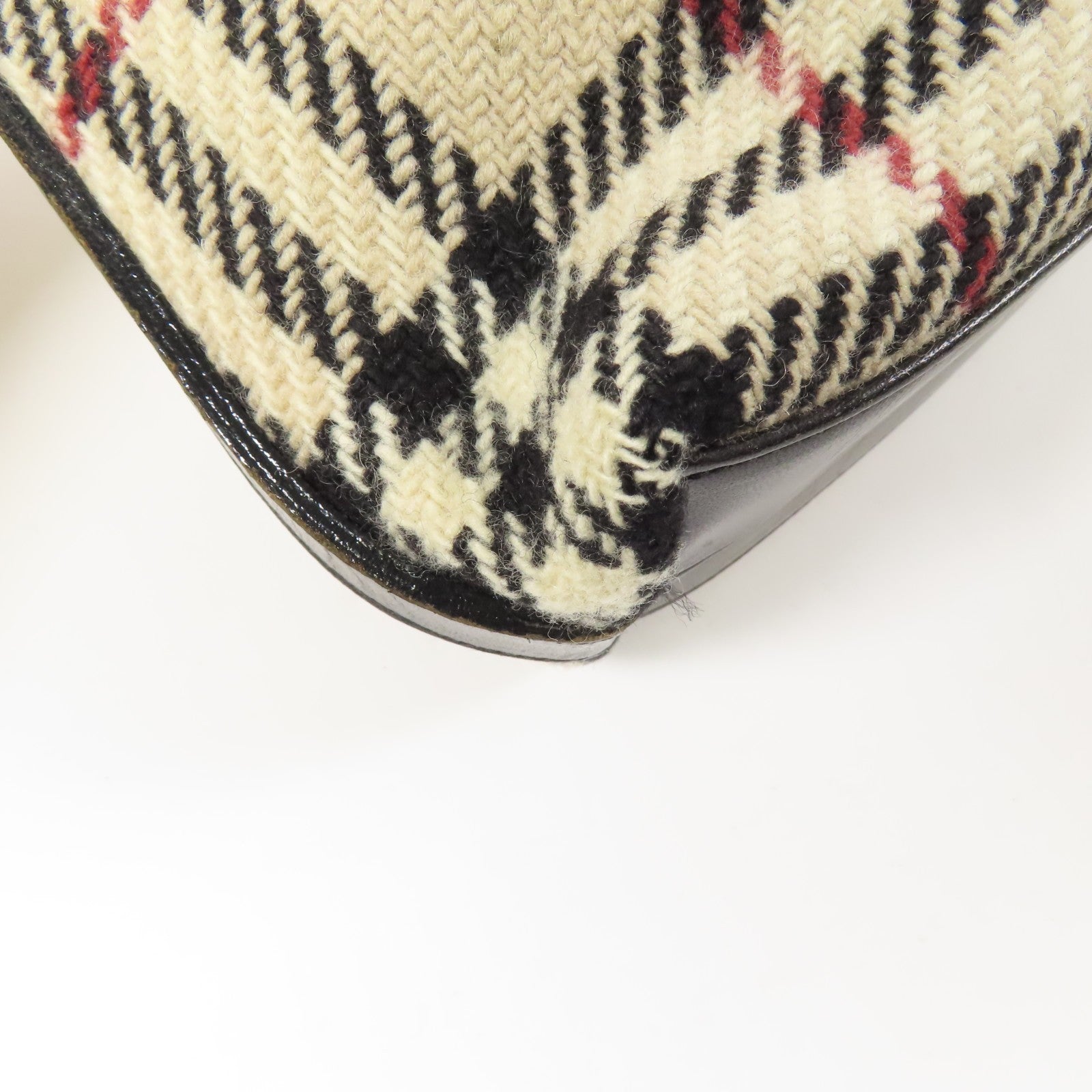 Burberry SHW Shoulder Bag - Beige, Wool
