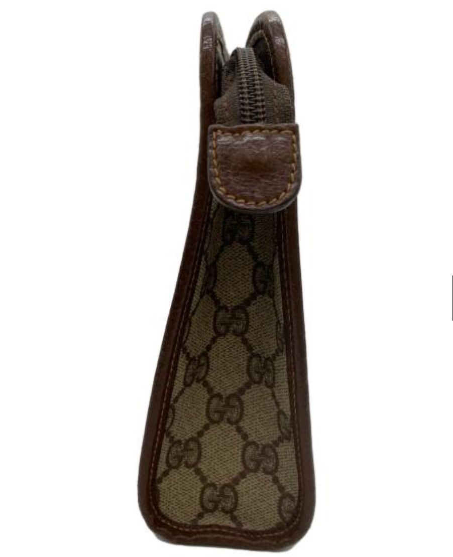 Gucci Vintage Clutch Bag - Brown, PVC Leather