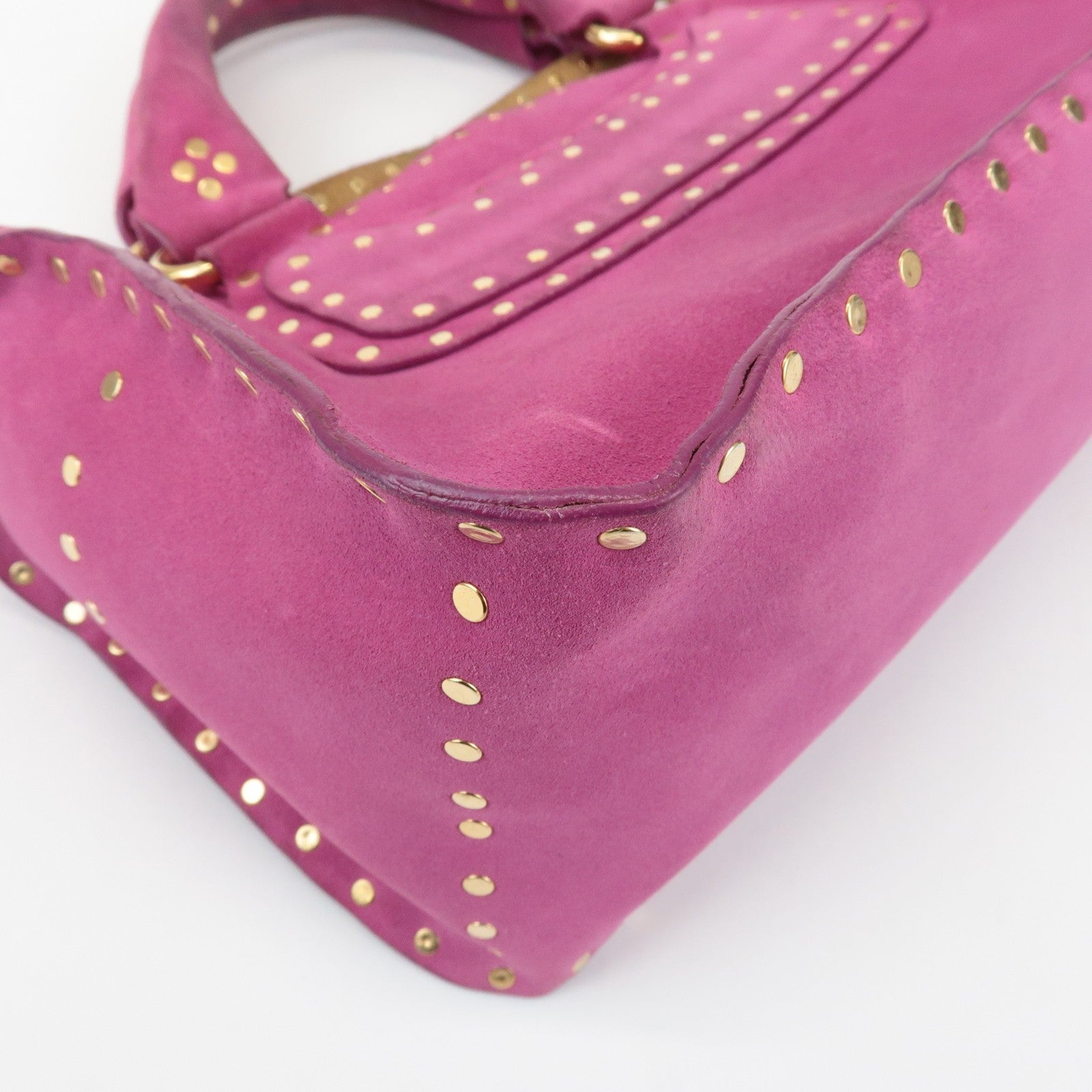 Celine Buggy Hand Bag - Pink, Suede Leather
